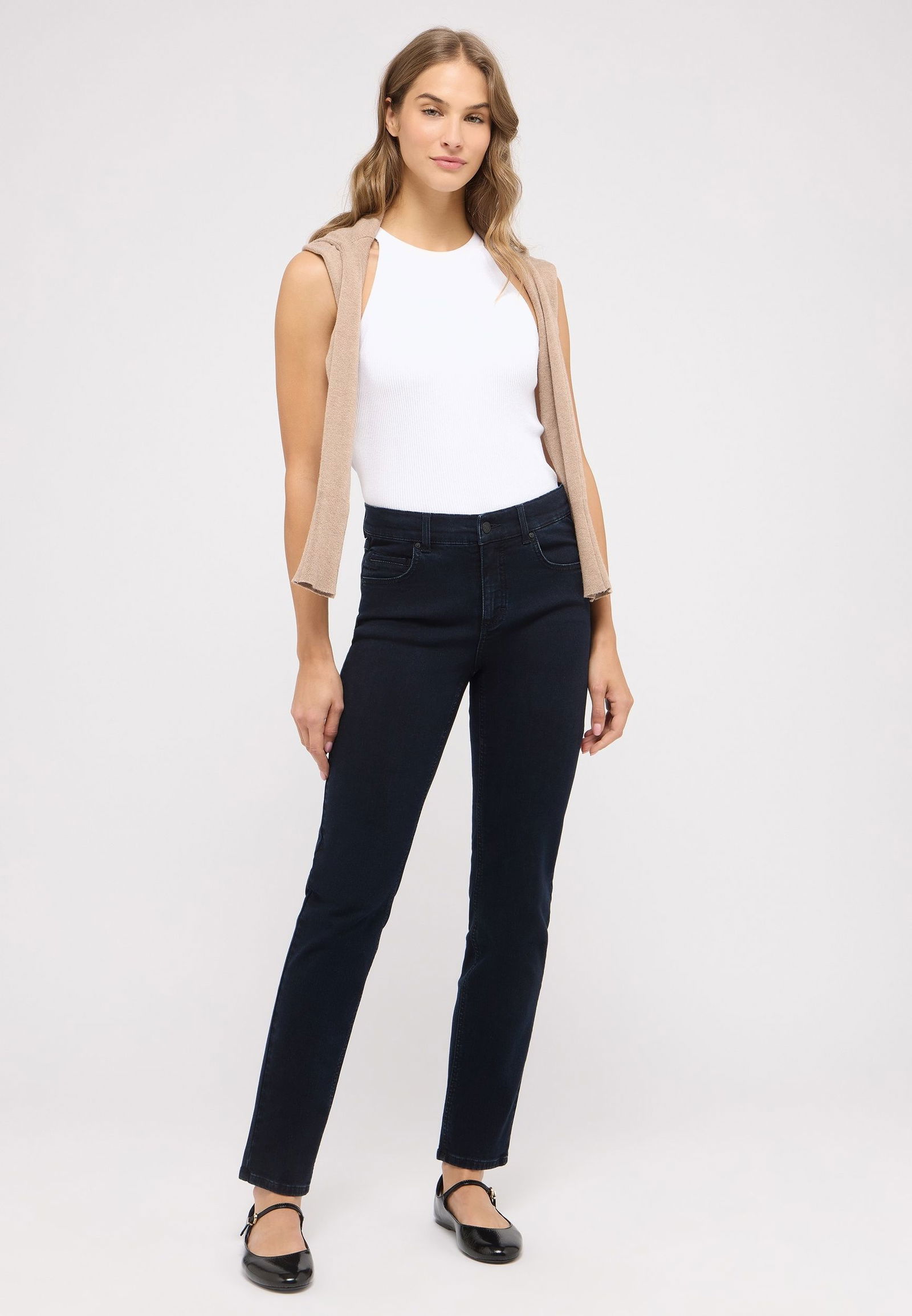 Angels |  Angels Straight Leg Jeans "Cici" | 42/32 | grey used