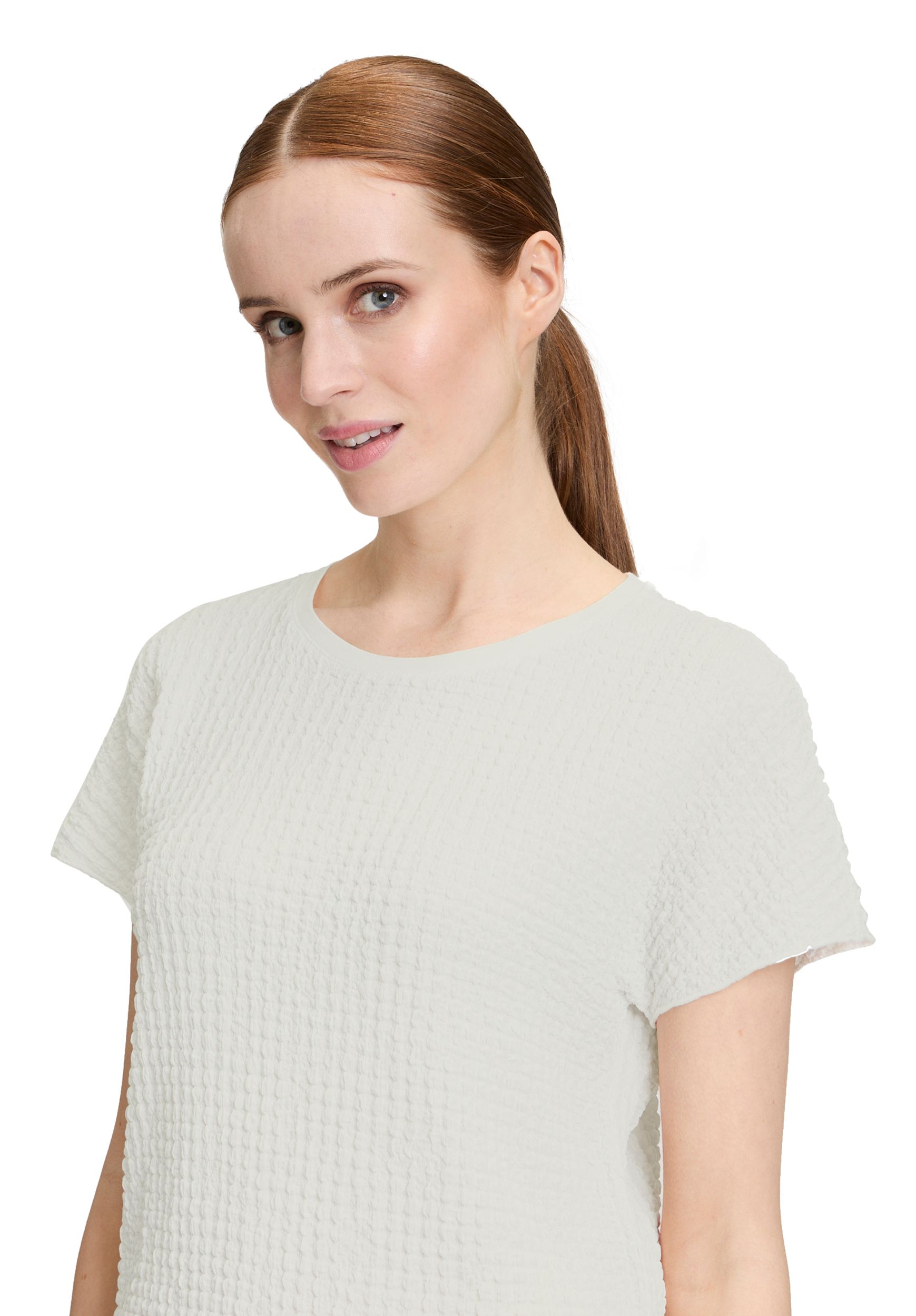 Betty Barclay |  Strukturshirt | 42 | rohweiß