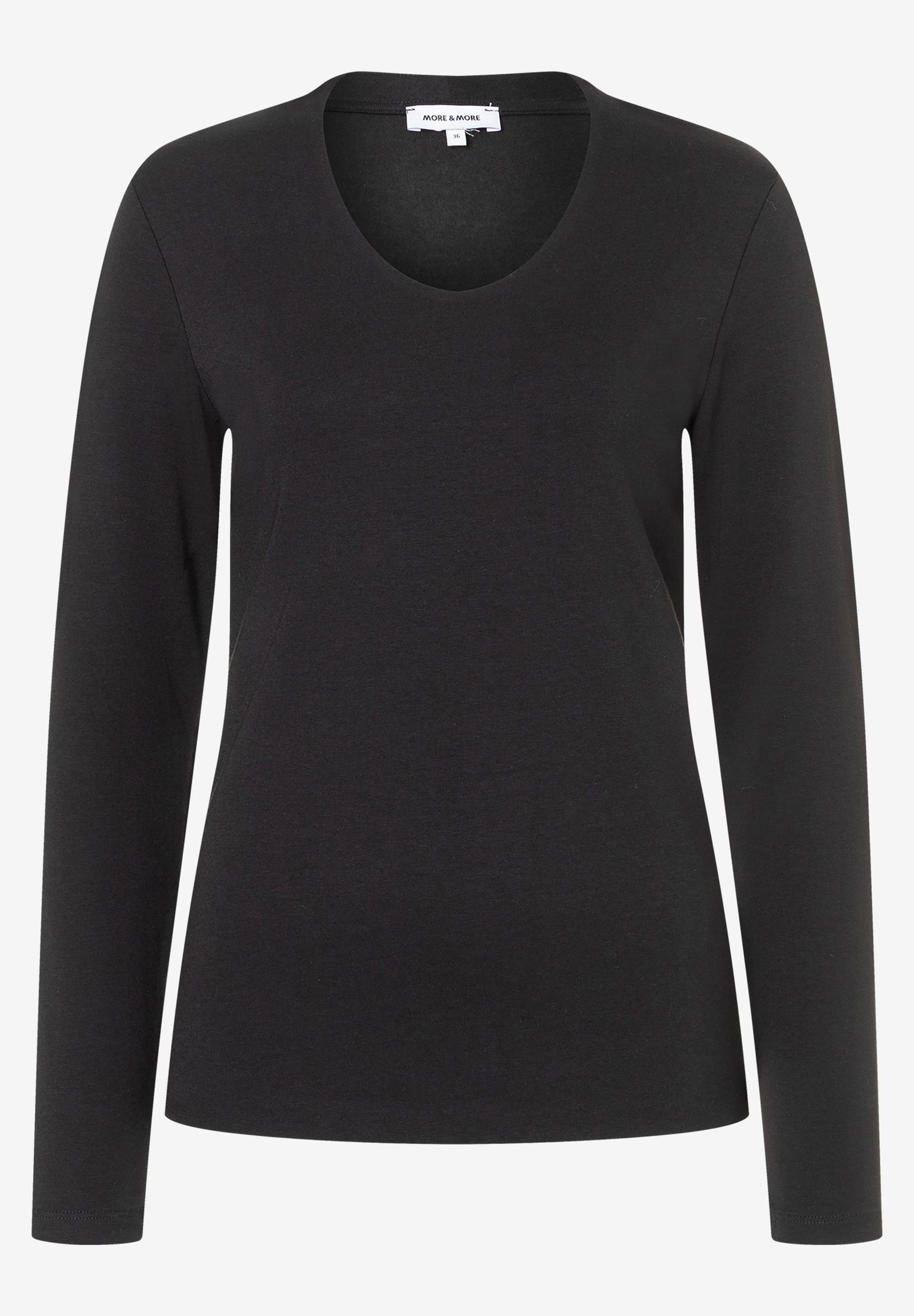 cefbe4994d816be64d9088aca05a3119 More & More | More & More Longsleeve | 38 | schwarz