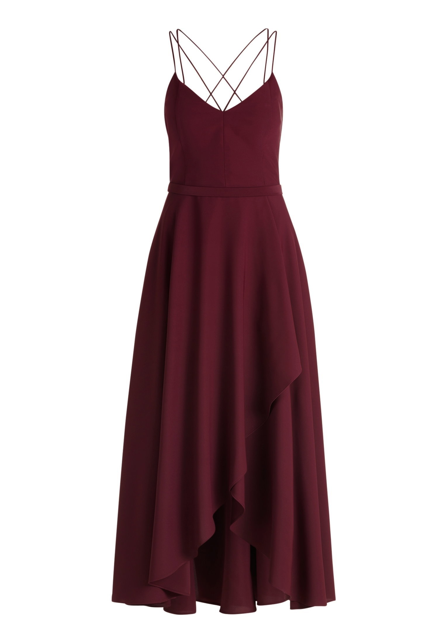 Kleid Lang ohne Arm, Deep Dahlia #1