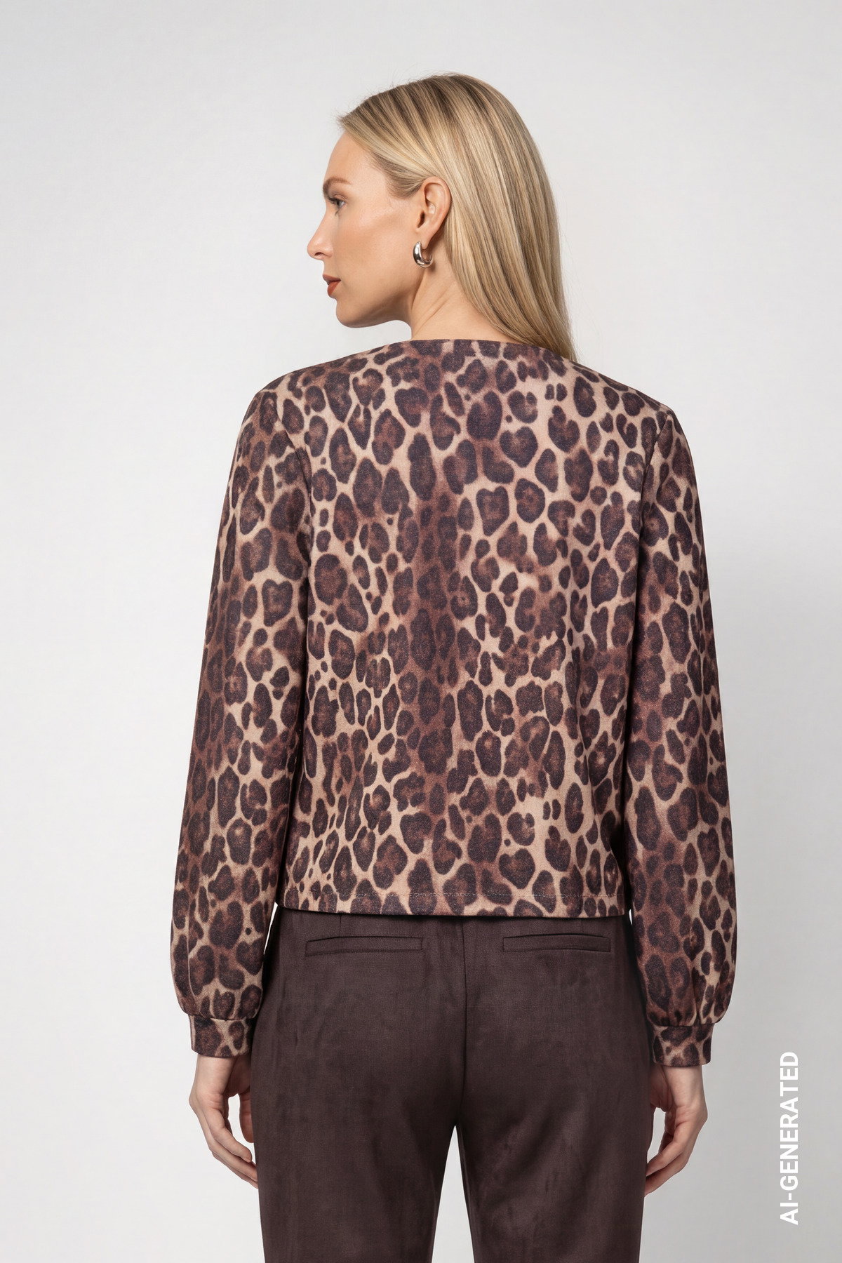 Jacke, hazel gemustert #4