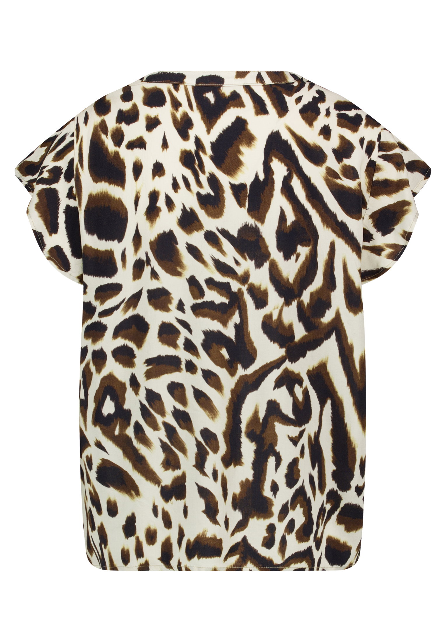Bluse Kurz 1/2 Arm, Nature/Khaki #2