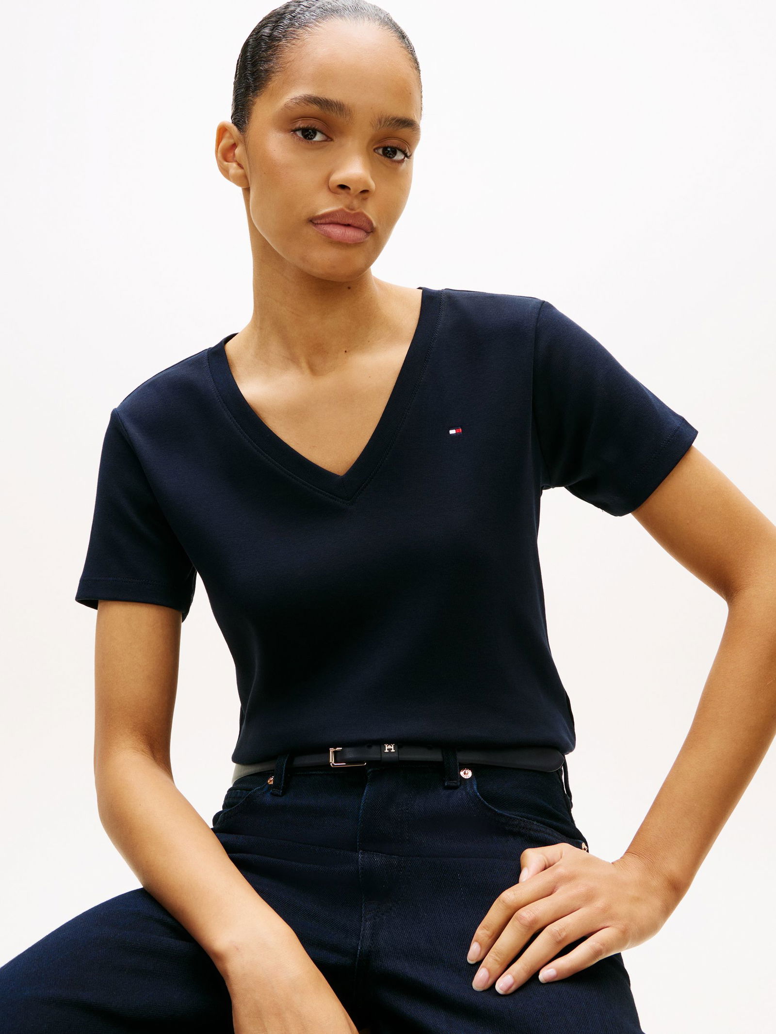 Tommy Hilfiger |  Tommy Hilfiger Slim Cody T-Shirt | XXXL | fierce red