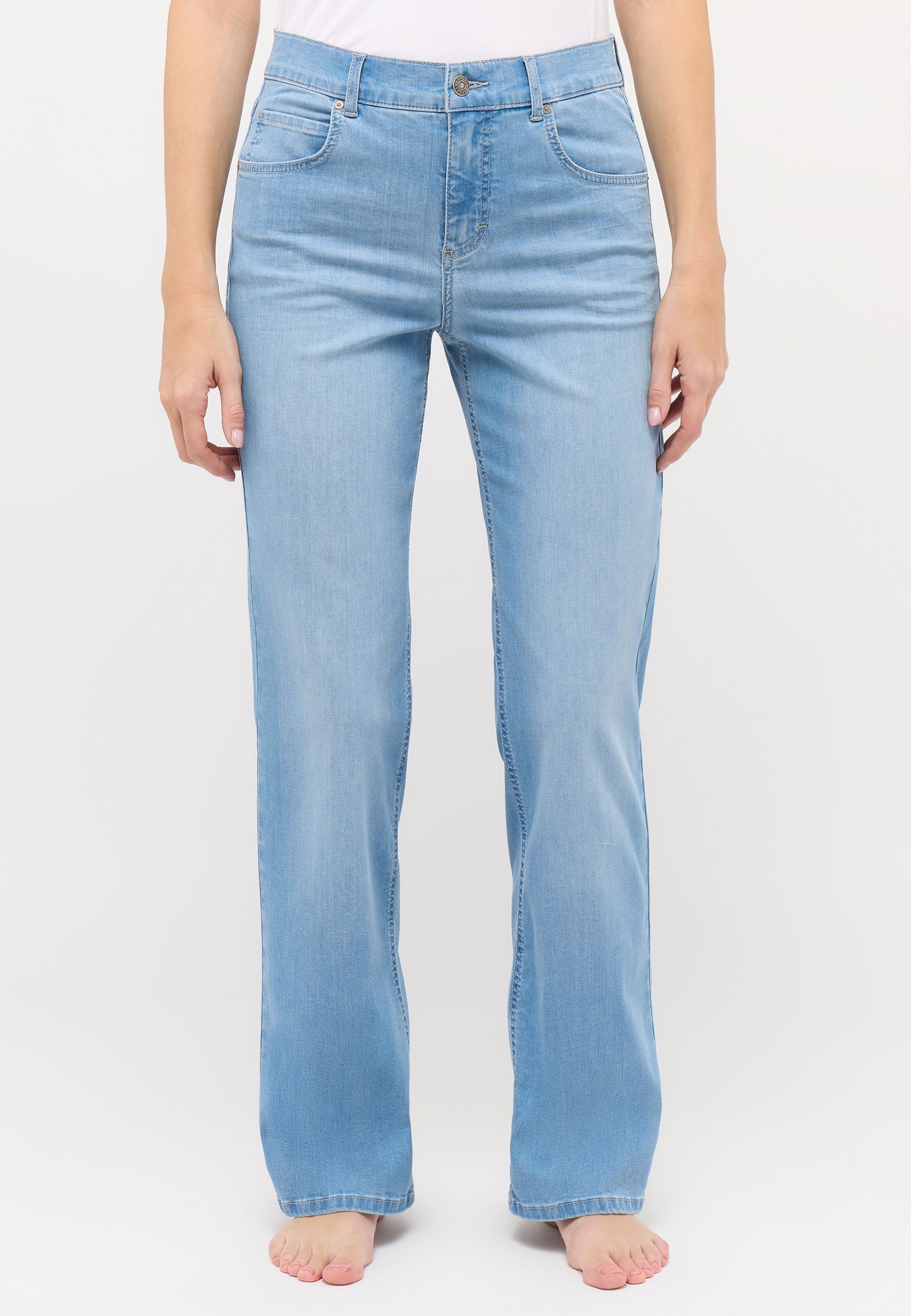 Angels |  Angels Straight Leg Jeans  | 44/30 | light blue used