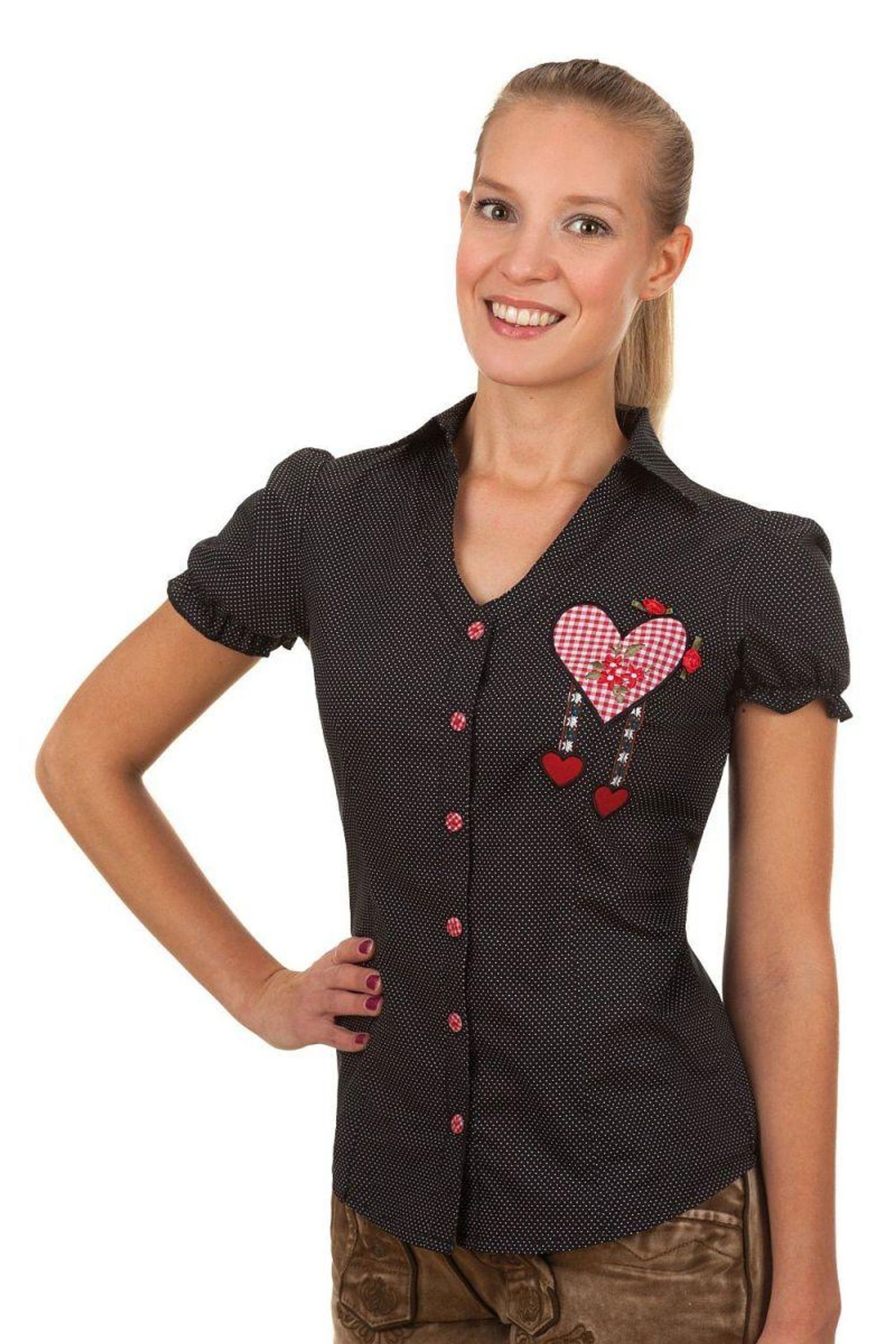 52f80b0b66931772ed85665f50ce827b Edelnice | Edelnice Dirndlbluse | 42 | schwarz