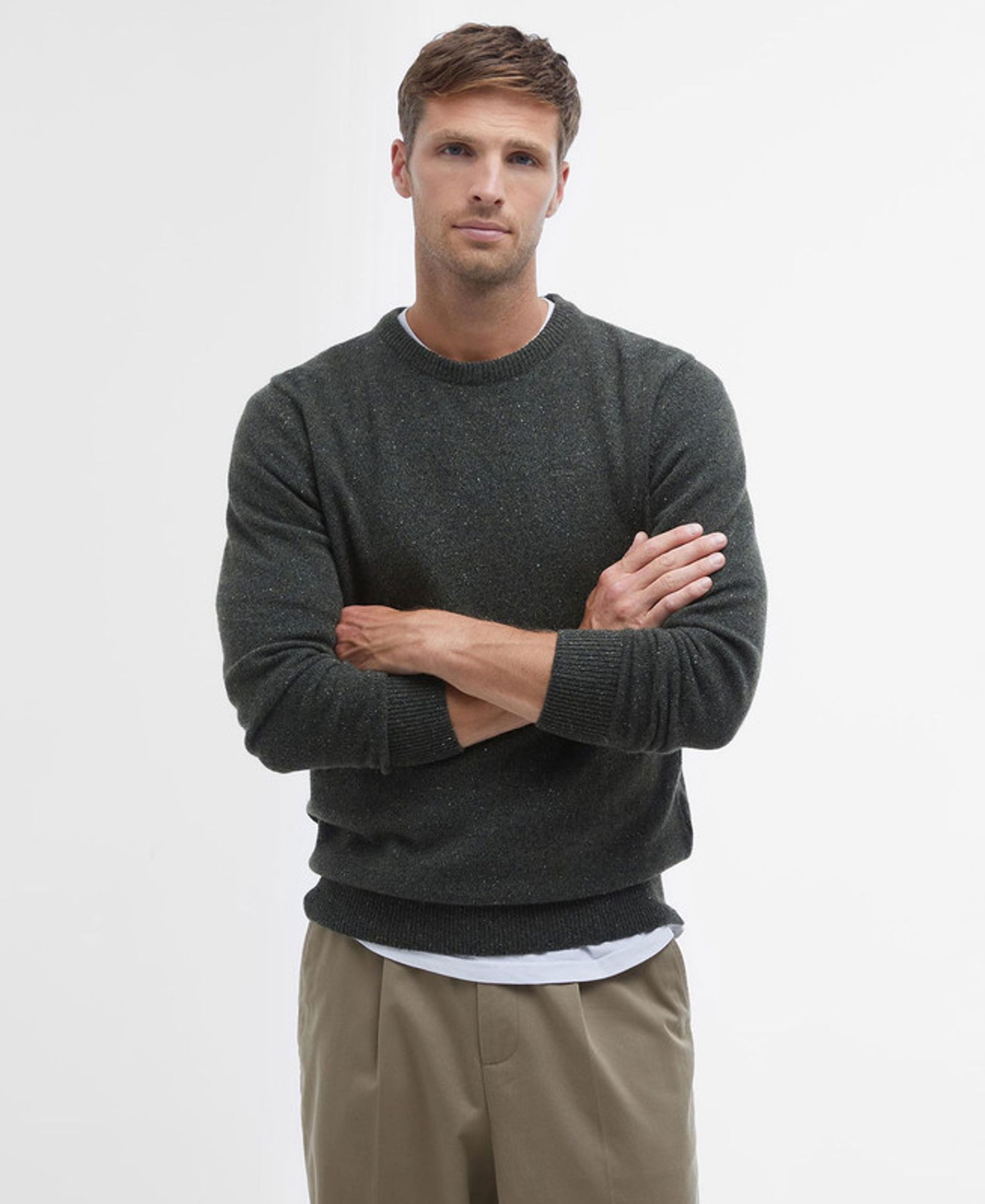 8d6d1ac4eb760e825b44f31a3af1150f | Barbour Pullover Tisbury | M | Dark Seaweed