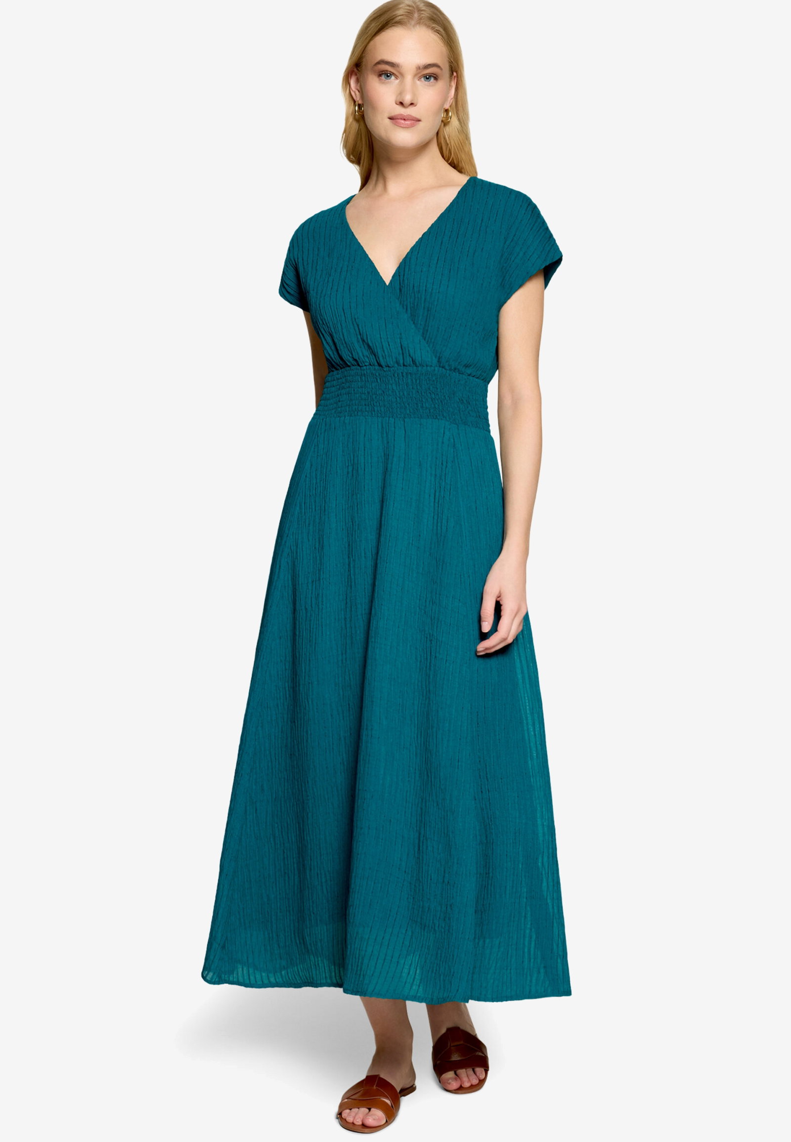 Kleid Lang ohne Arm, Deep Lagoon #1