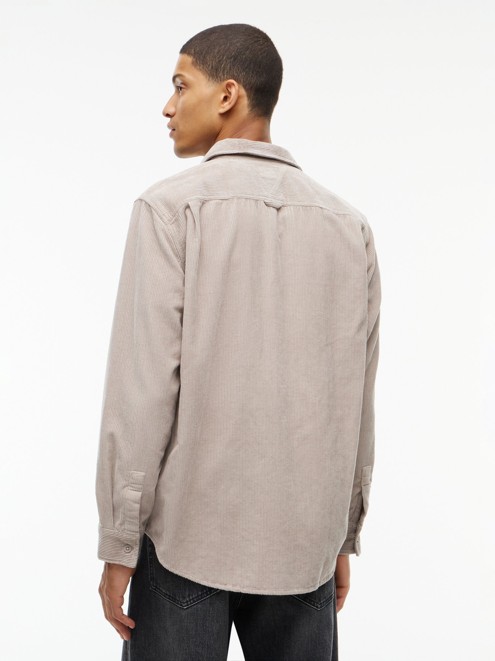 TJM RLX CORDUROY SHIRT EXT, GREY #4
