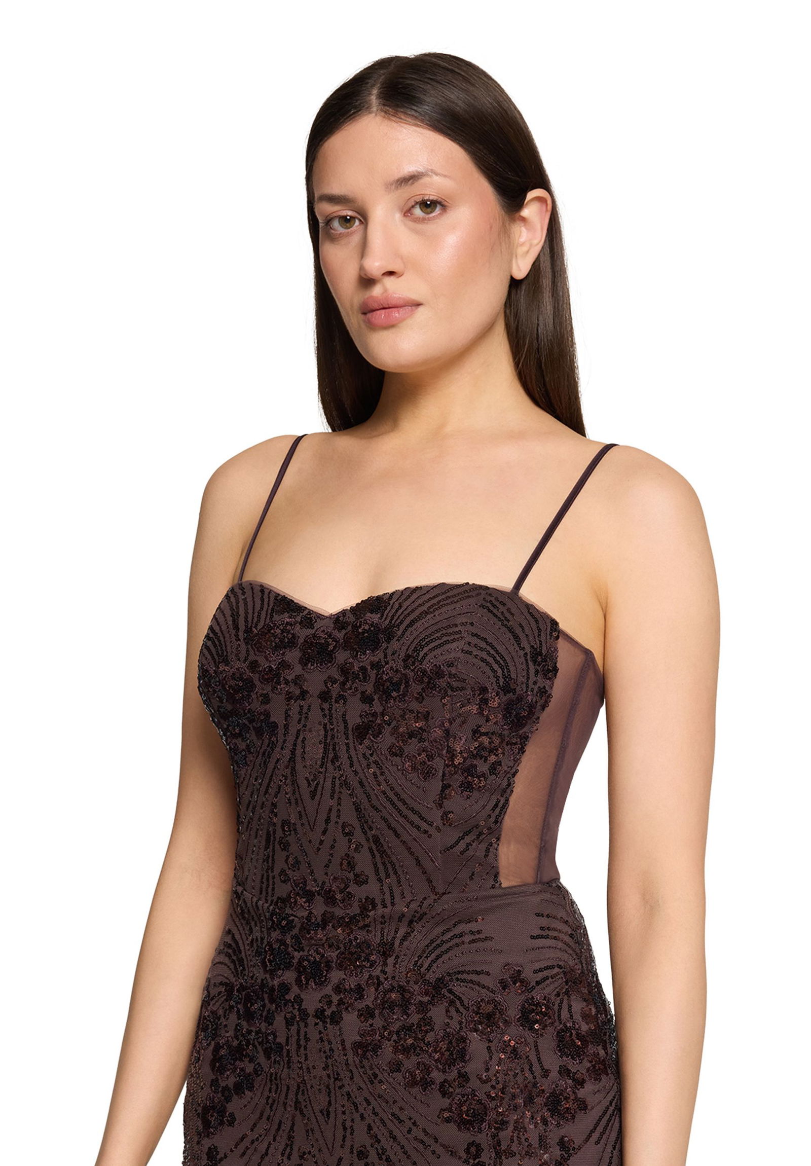 VM by Vera Mont |  VM by Vera Mont Langes Kleid  | 42 | dark maroon