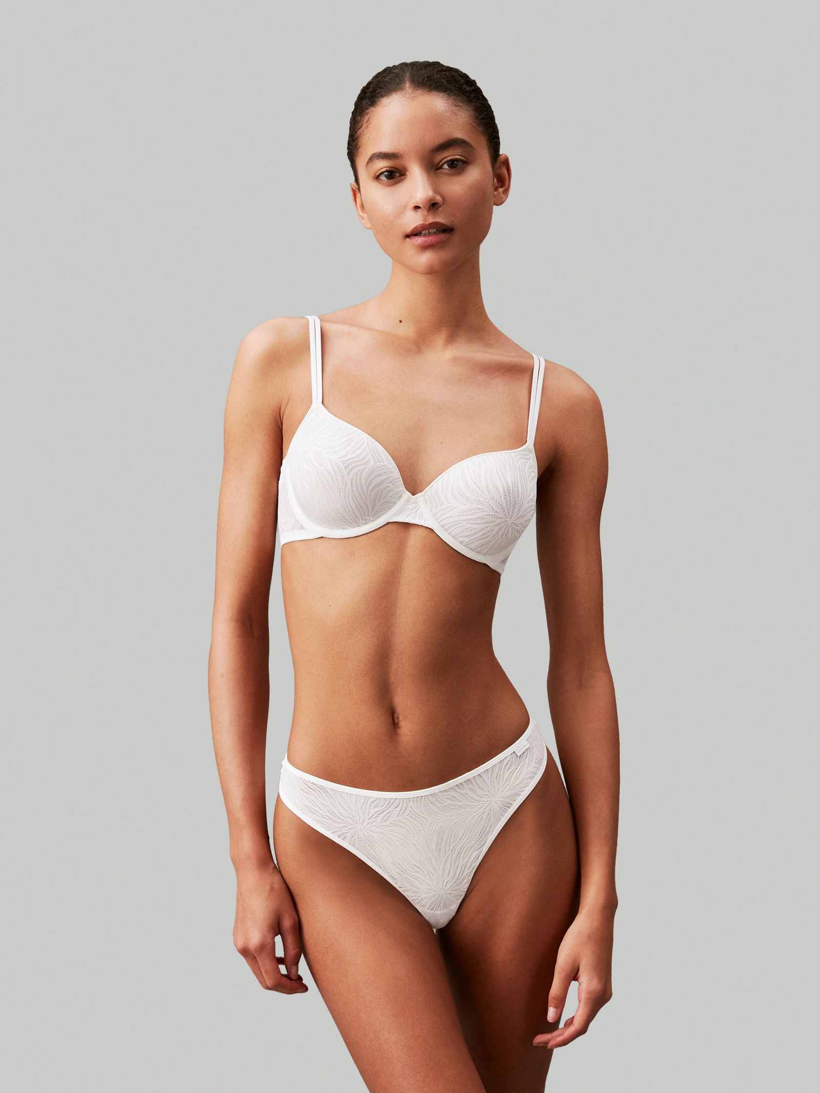 44a5bea6e779a4c47a186ad88f7ee2ff Calvin Klein | Calvin Klein Halbschalen-BH "Sheer Marquisette" | 70C | white