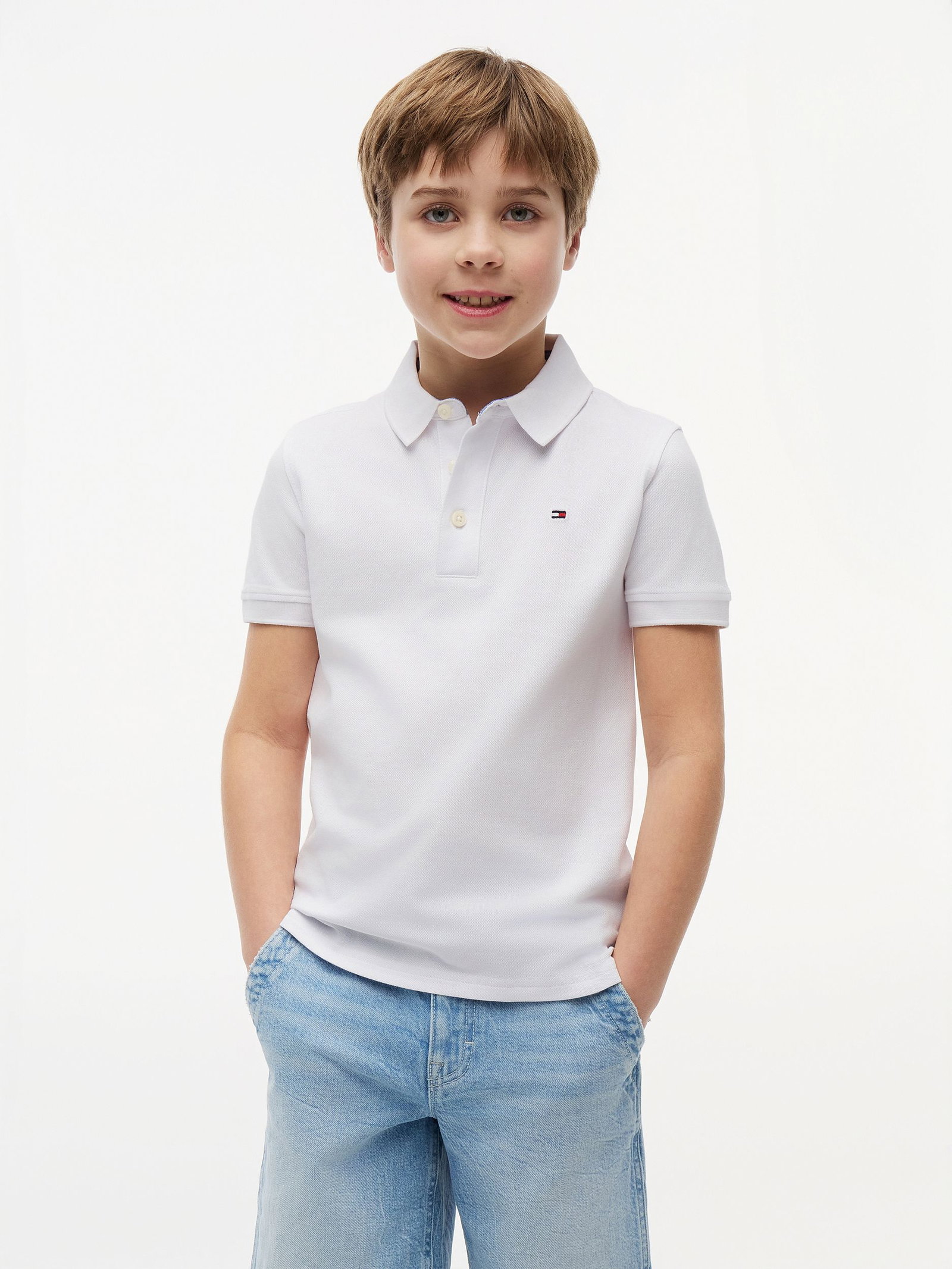 f456be21d239d5ba1c930921b67aae60 Tommy Hilfiger | BOYS TOMMY POLO S/S | 152 | WHITE