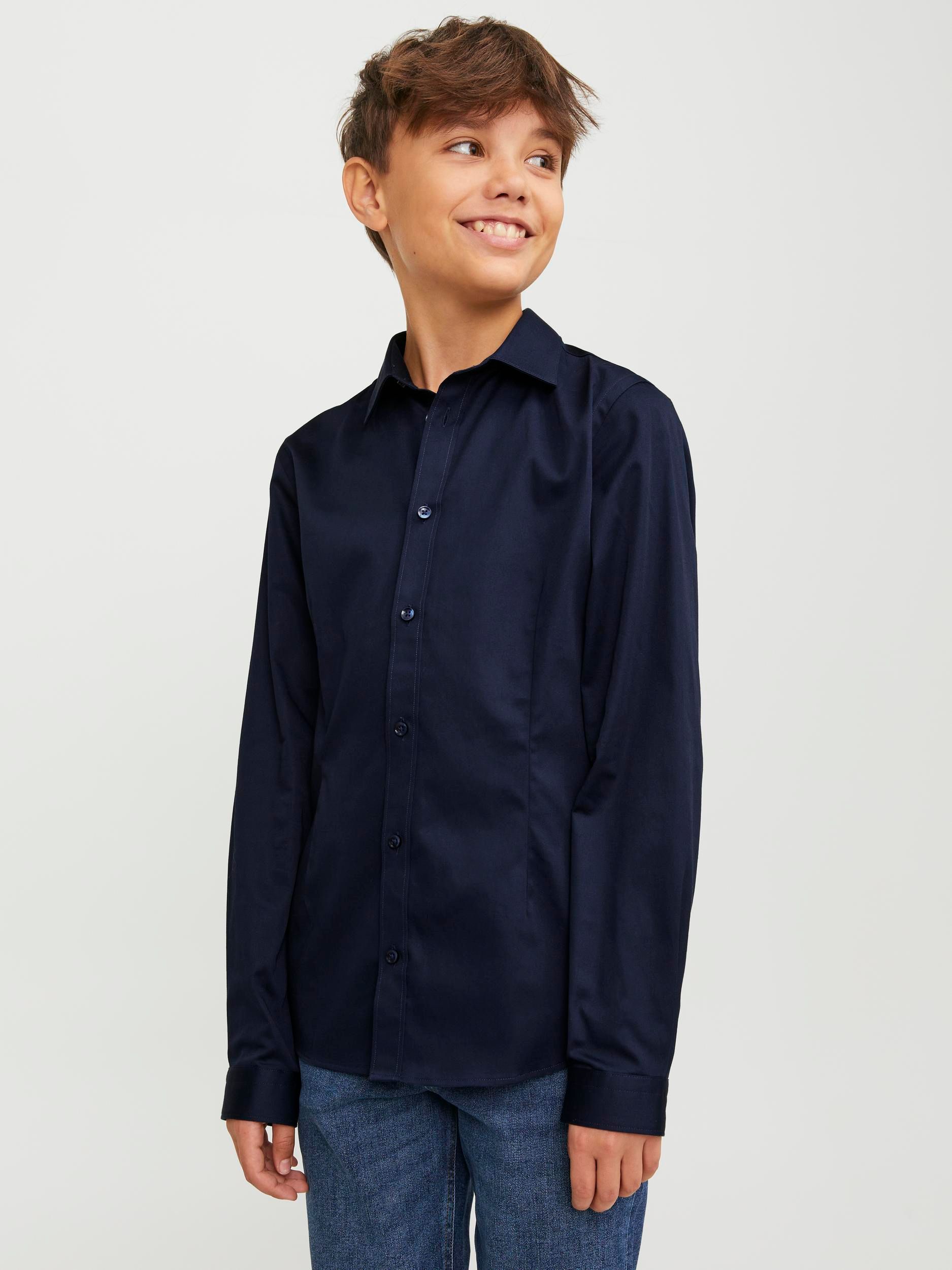 Jack&Jones |  JPRPARMA SHIRT L/S NOOS JNR | 128 | white