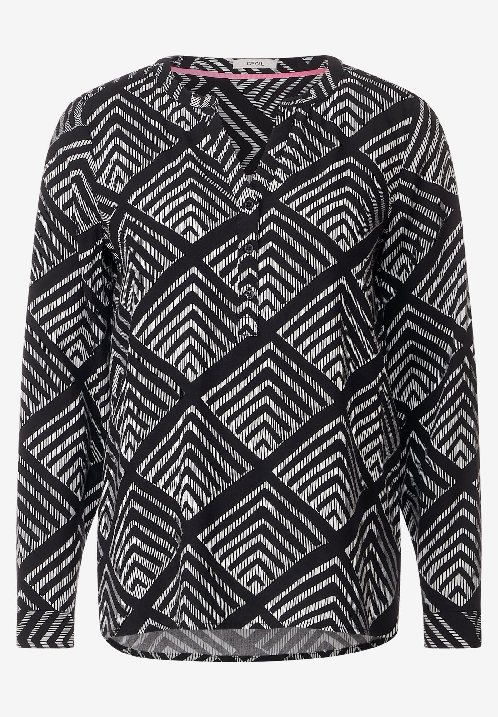e8fd9382374f86585e3ef419003466dc CECIL | CECIL Druckbluse | XL | black