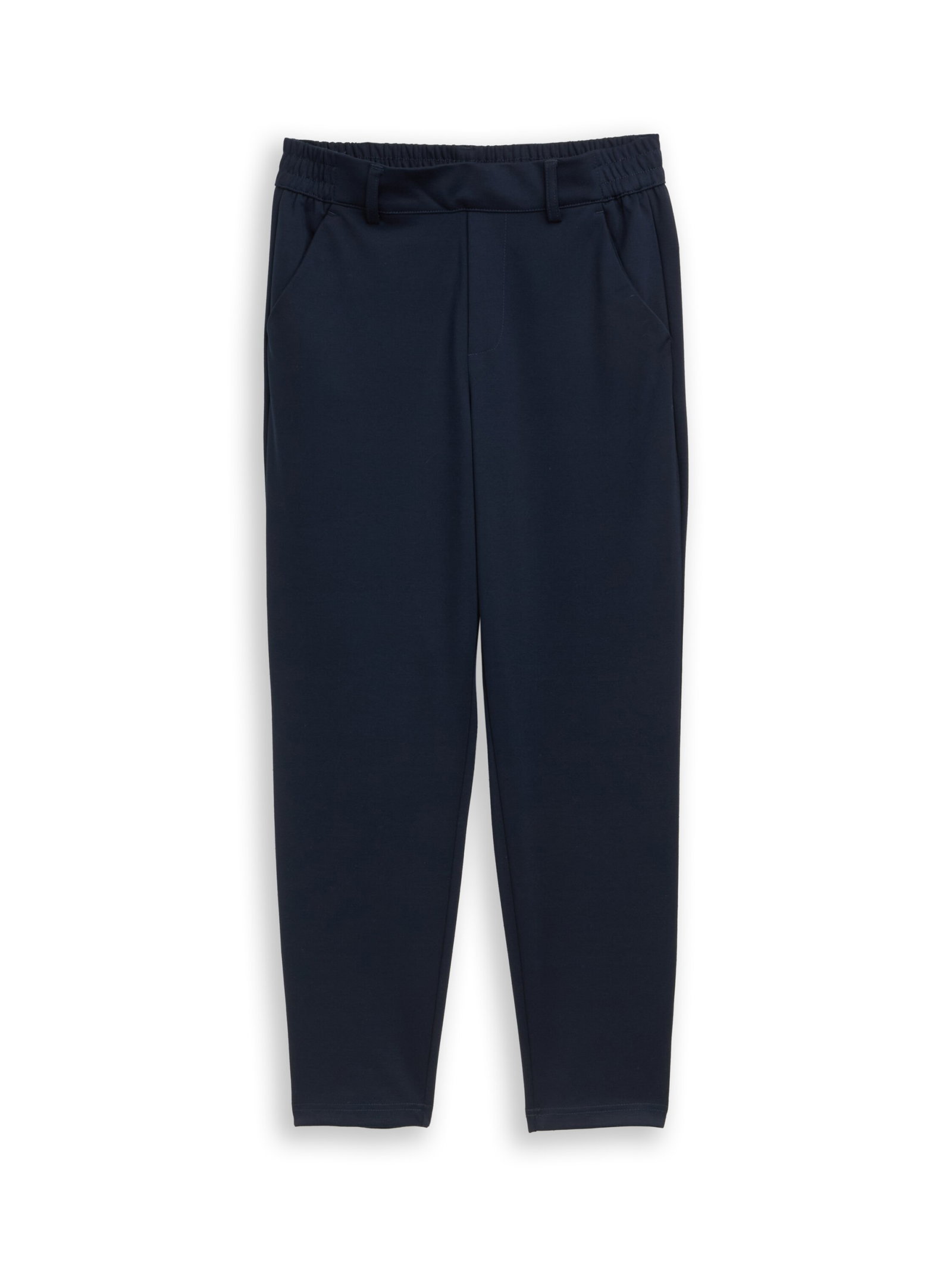 Constructed knitted pants, sky captain blue #1