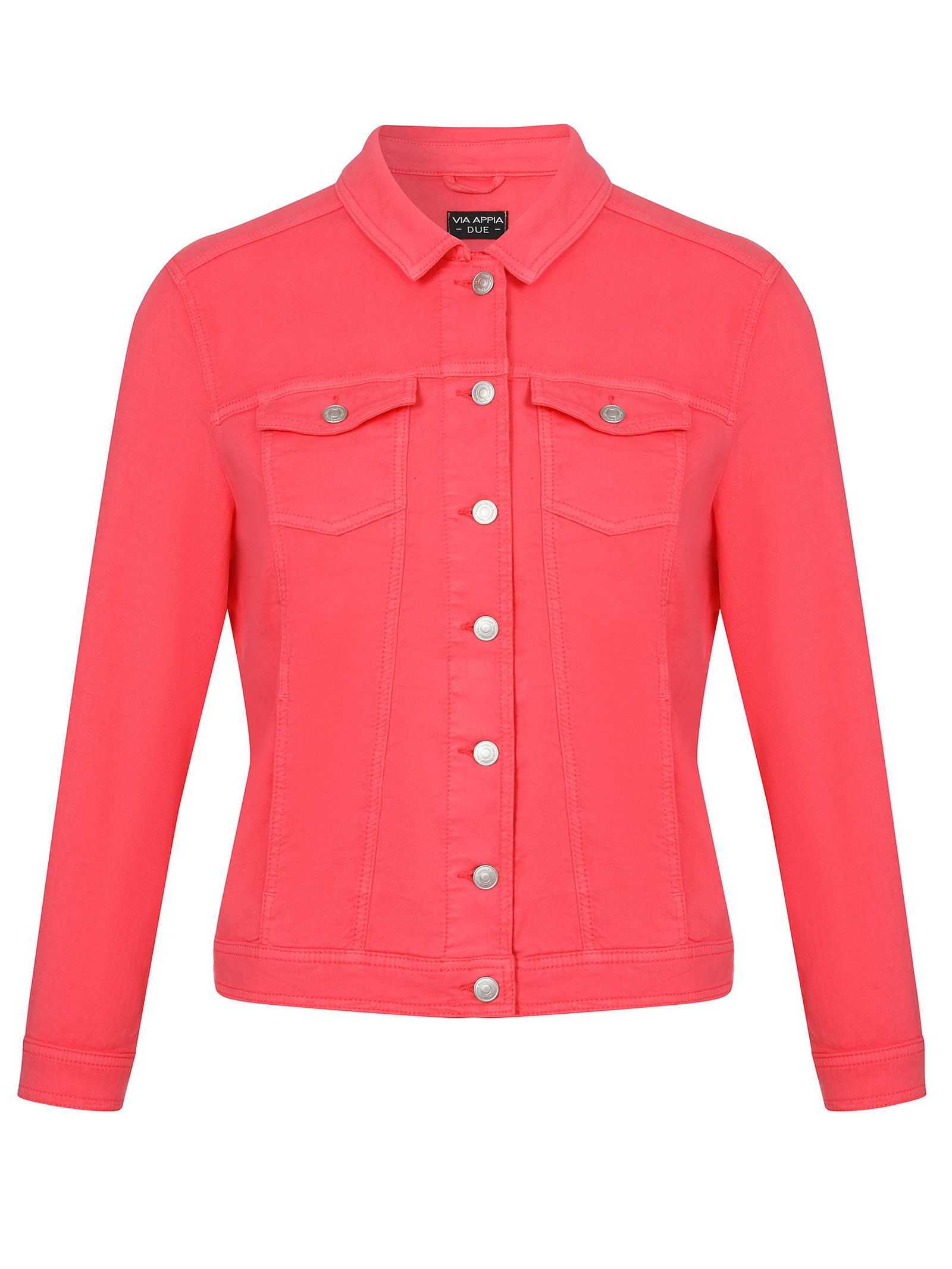  |  Jacke Kragen 1/1 Arm Knöpfe, wassermelone | 48 | himbeere