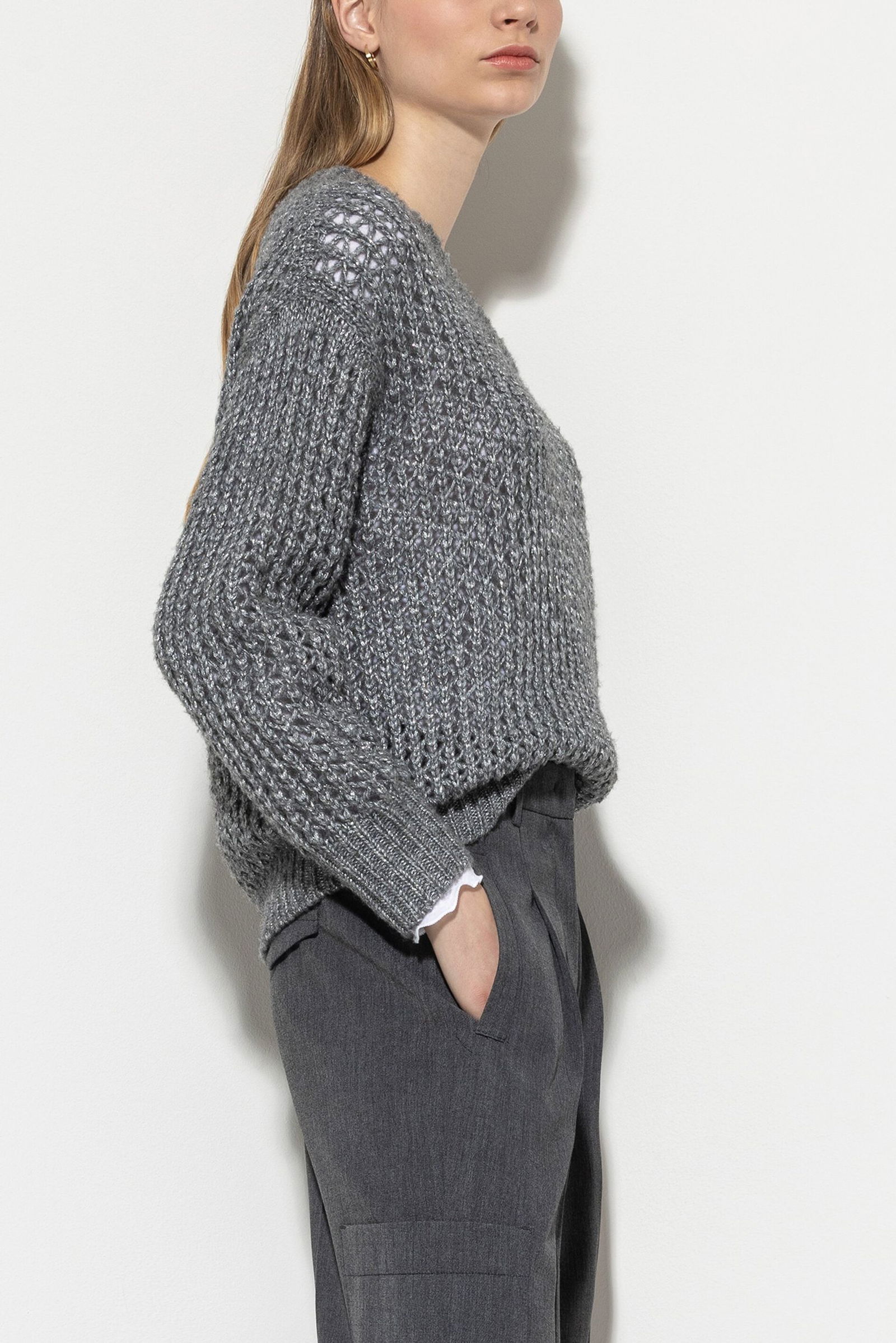 Luisa Cerano | Luisa Cerano Pullover | 42 | heather grey
