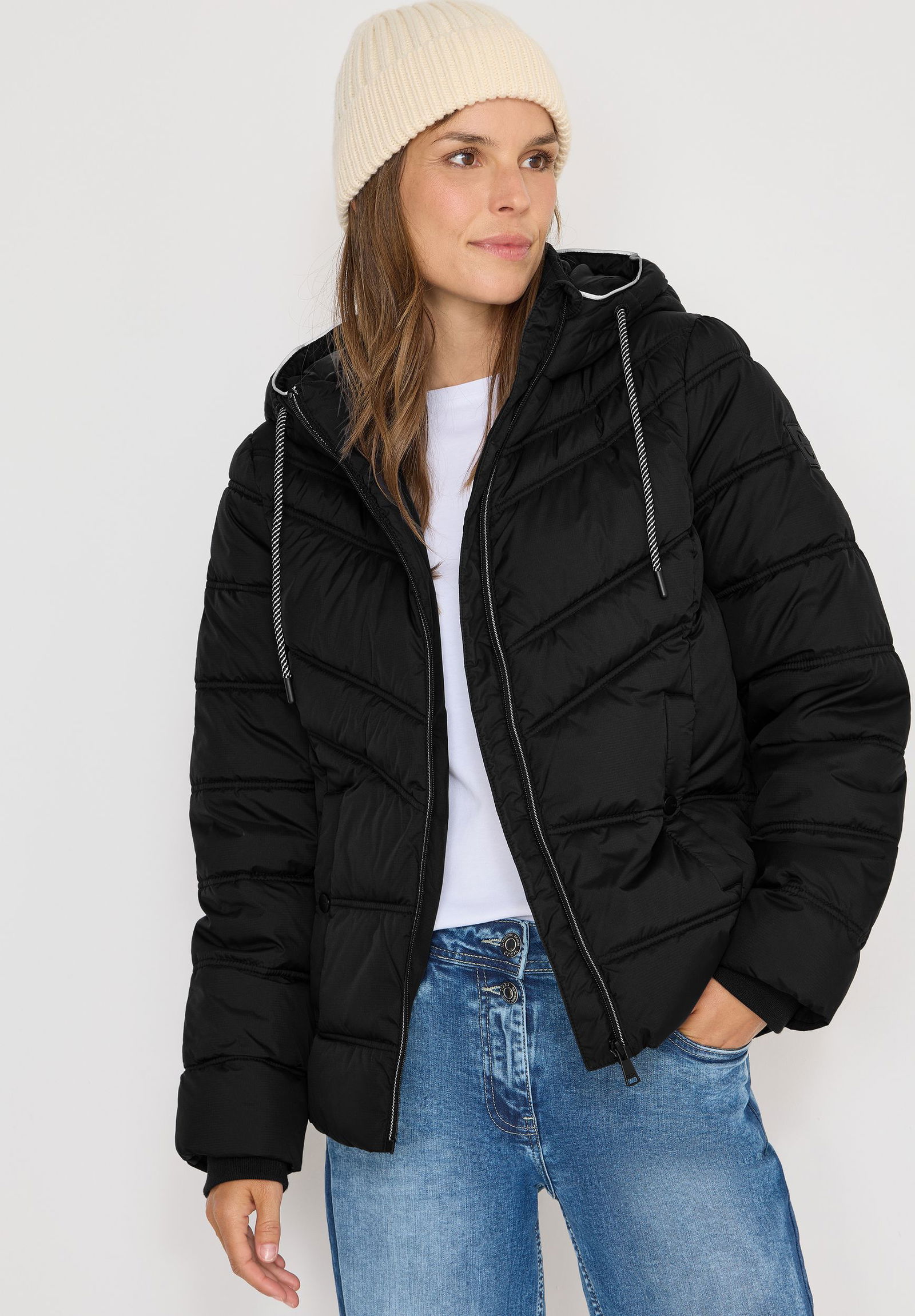 CECIL | CECIL Steppjacke | M | black