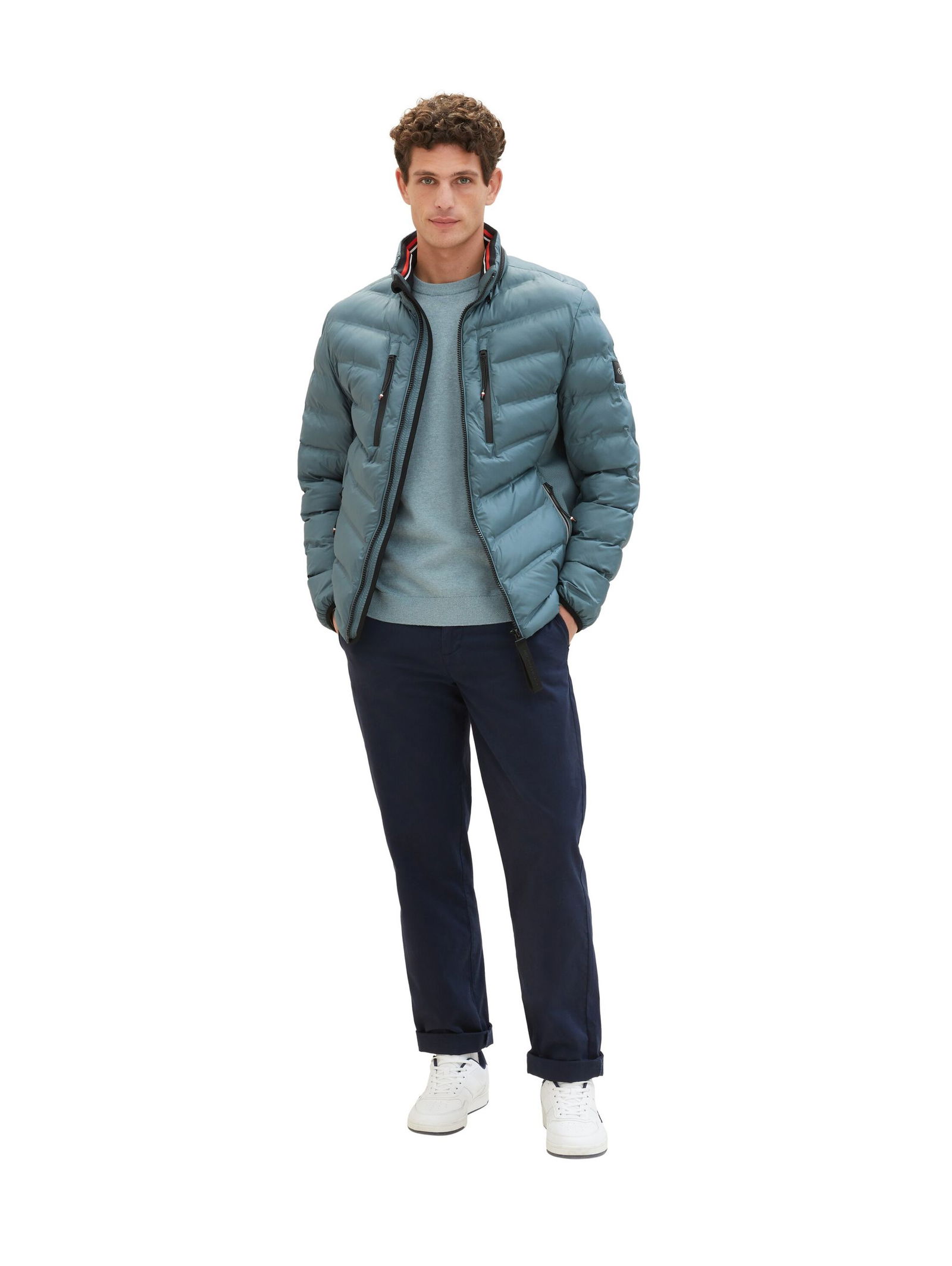 Tom Tailor | Tom Tailor Steppjacke | L | dusty dark teal