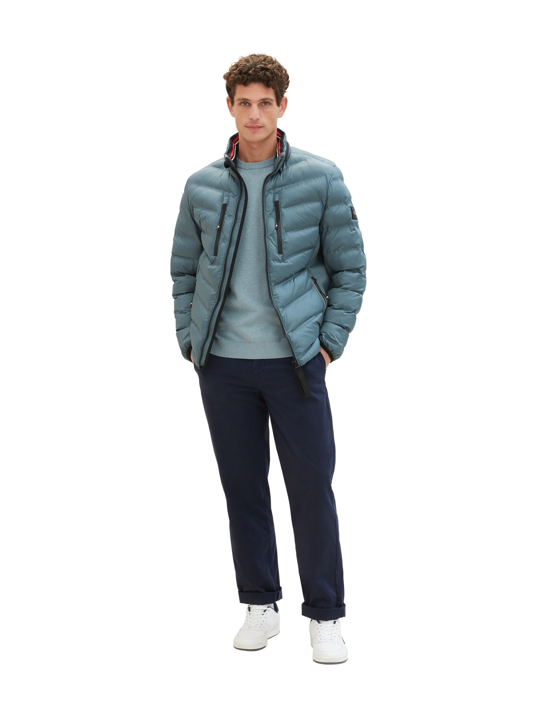 Tom Tailor |  Tom Tailor Steppjacke  | L | dusty dark teal