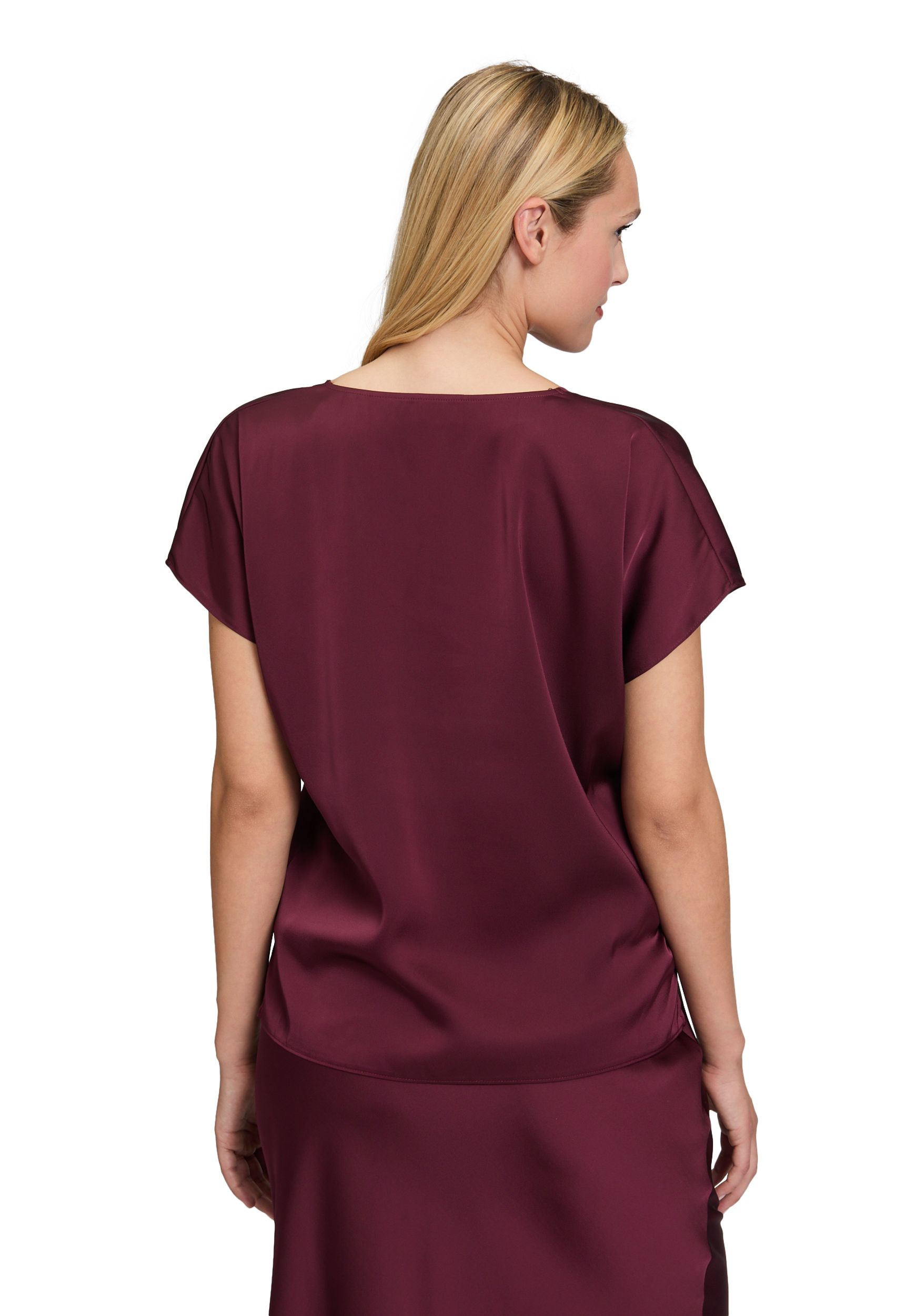 V by Vera Mont |  Satin-Bluse | 40 | peony blush