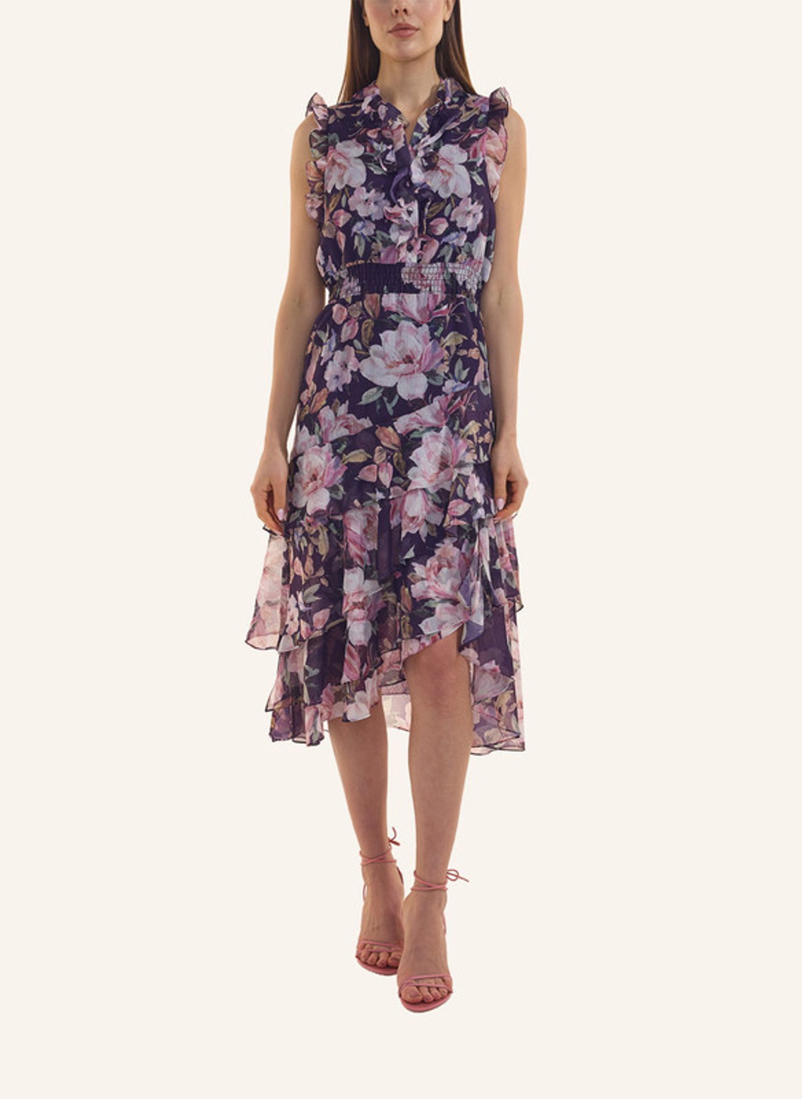 ADLYSH Maxikleid mit Volants #2