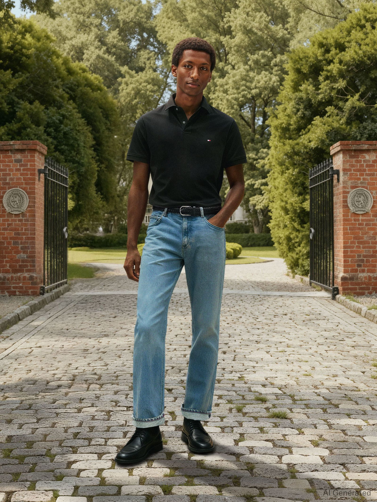 Tommy Hilfiger |  Tommy Hilfiger Poloshirt  | XXL | black