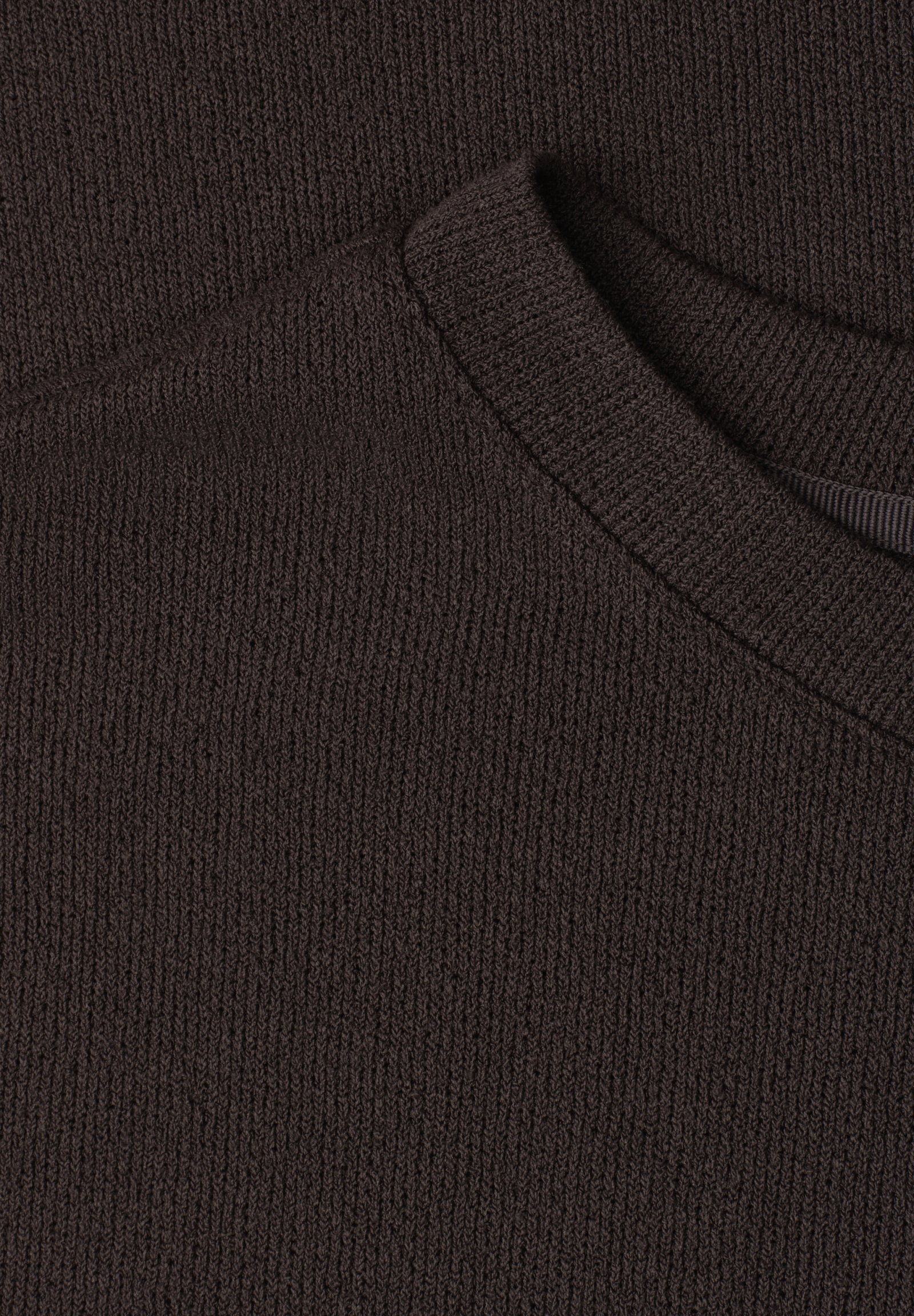 knit look shirt, black coffee #2