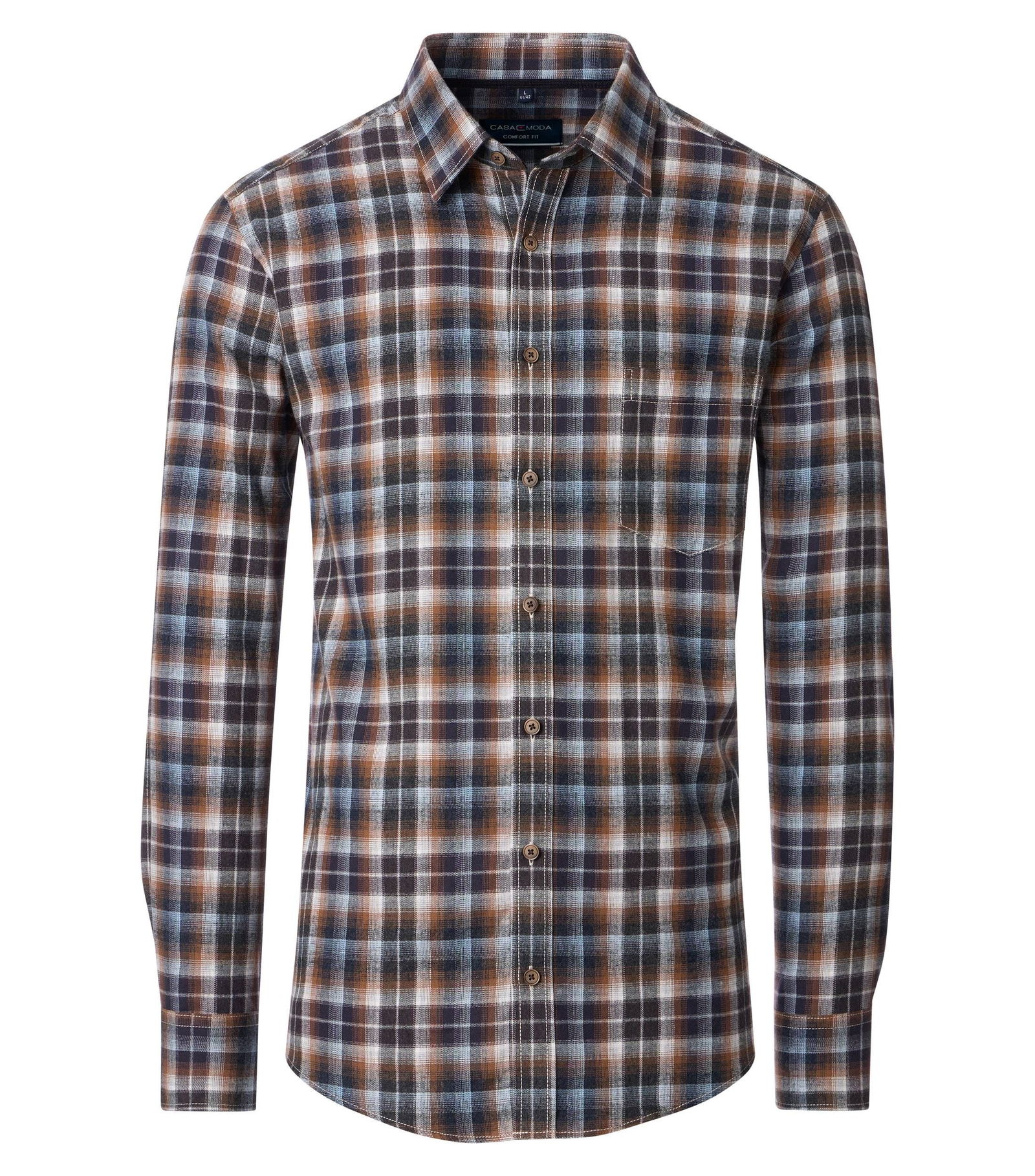 Casa Moda | Casa Moda Hemd Regular Fit | L | blau