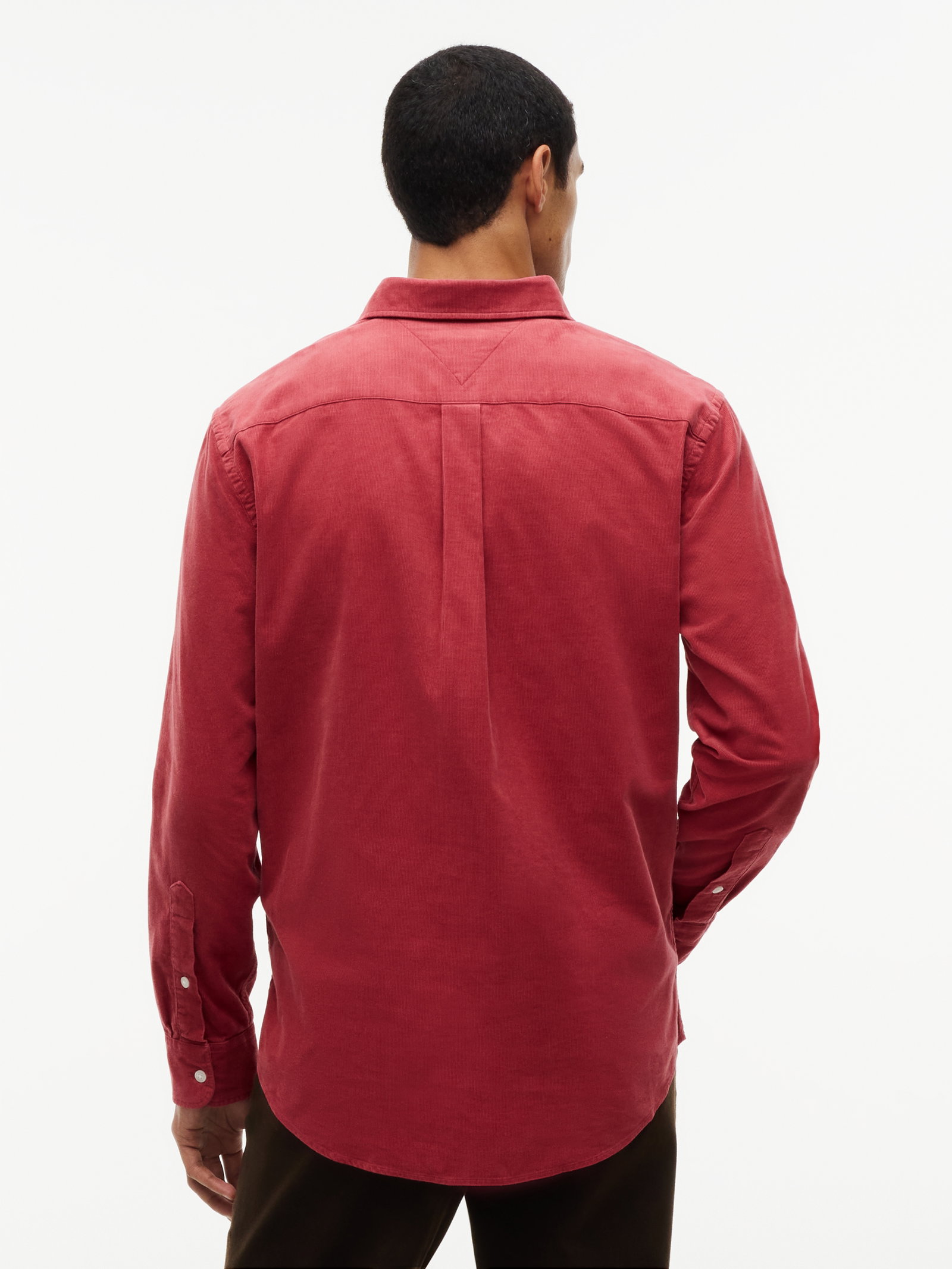 SOLID CORDUROY RF SHIRT, RED #4