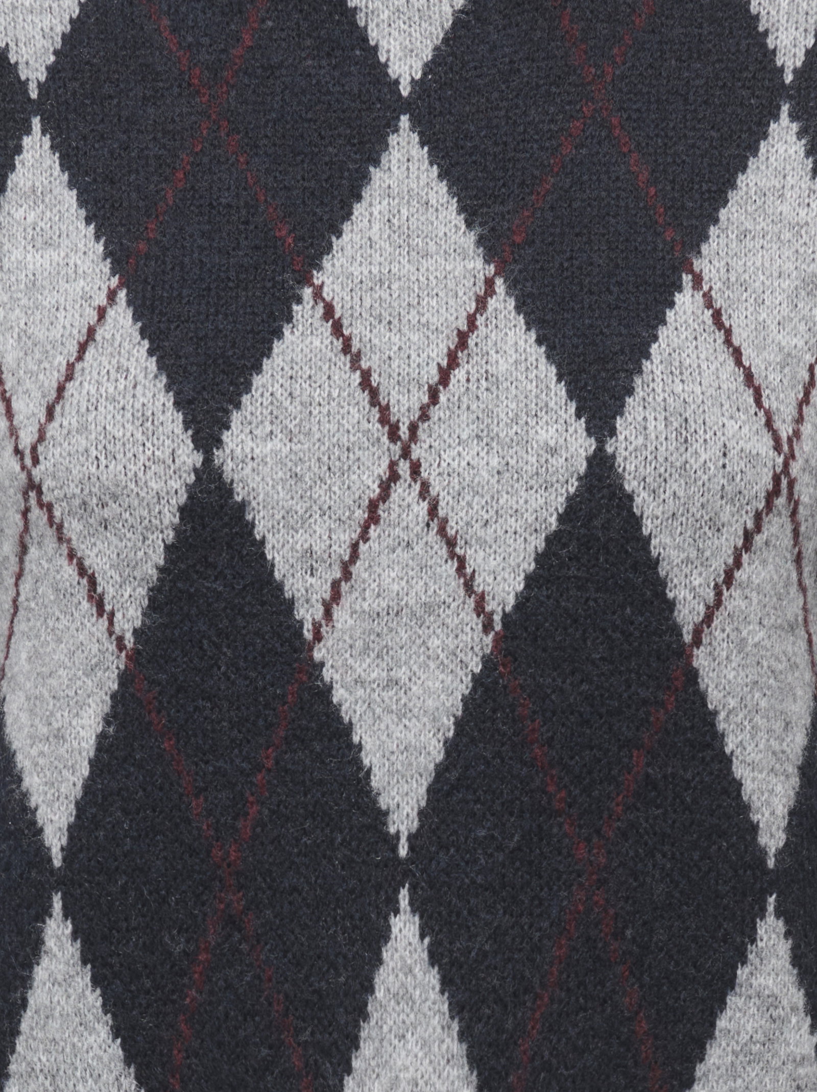 JDYBIANKA L/S ARGYLE PULLOVER KNT N, Medium Grey Melange/ARGYLE NIGHT SK #3