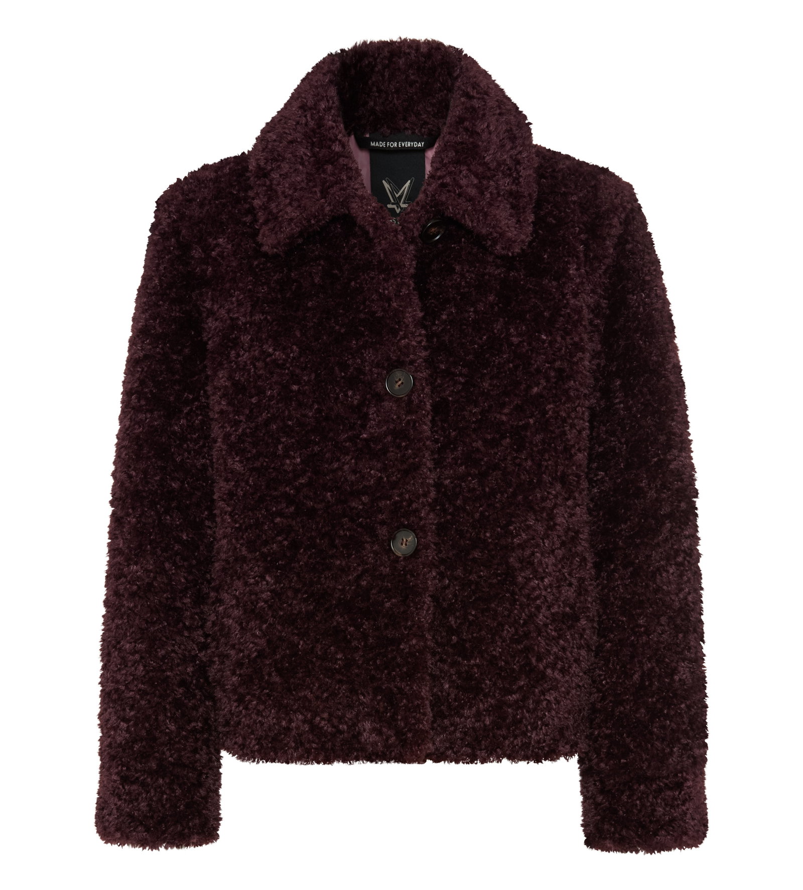 JACKE WEBPELZ, ROT #1