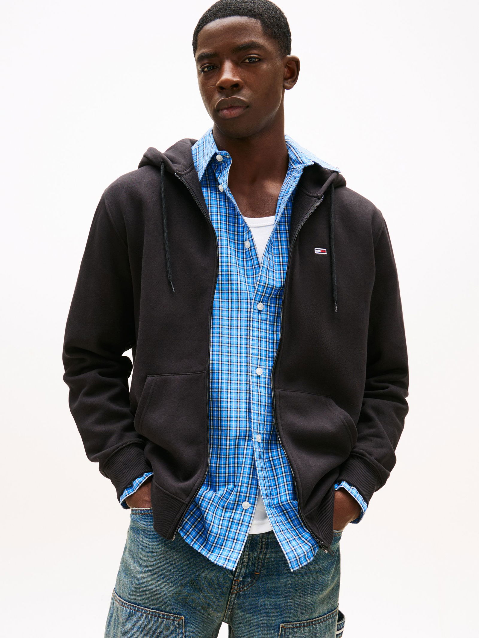 c5516627cde116fce63e08229165546c Tommy Jeans |  Tommy Jeans Sweatjacke  | XL | black