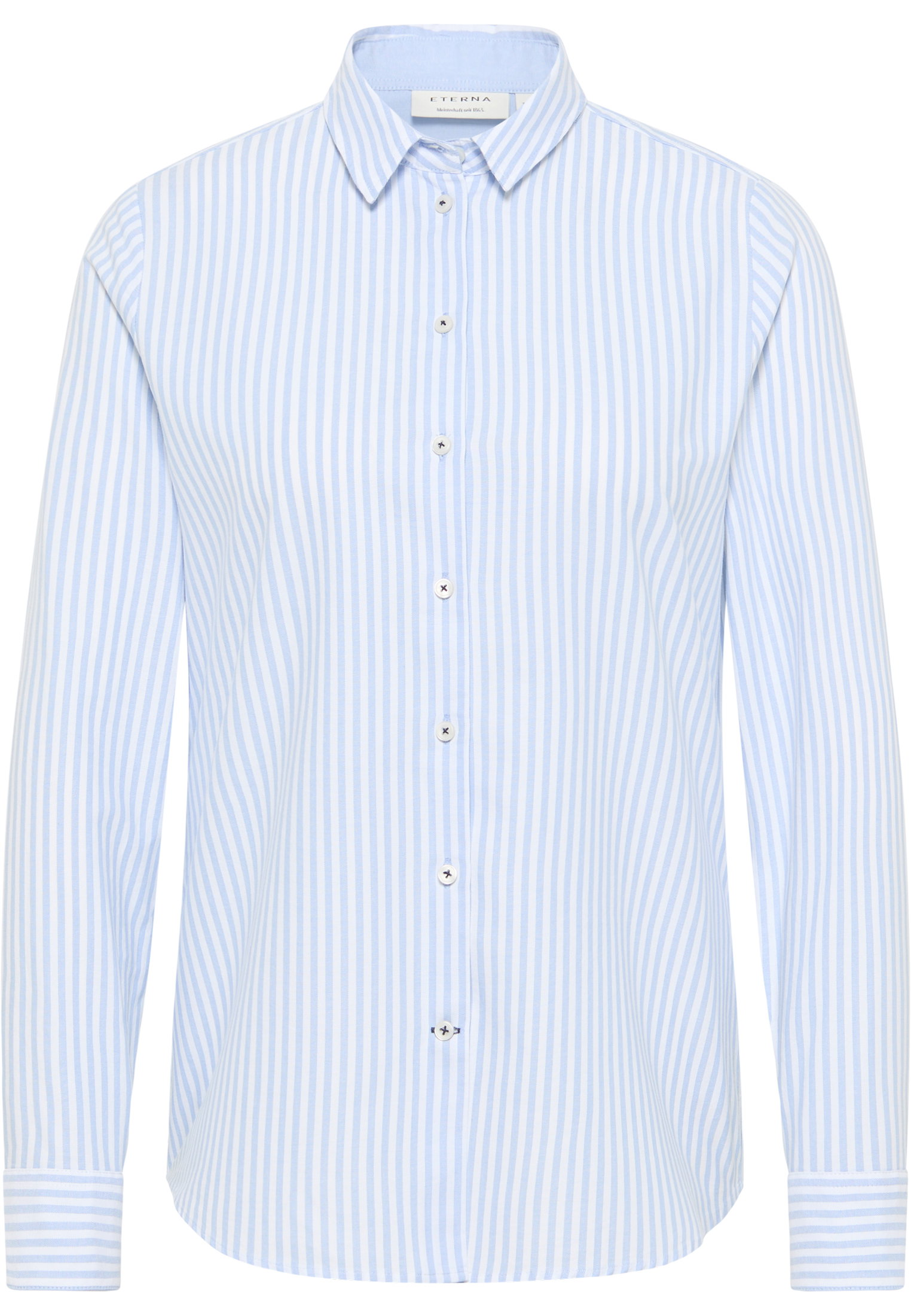 Eterna Bluse Oxford Langarm #1