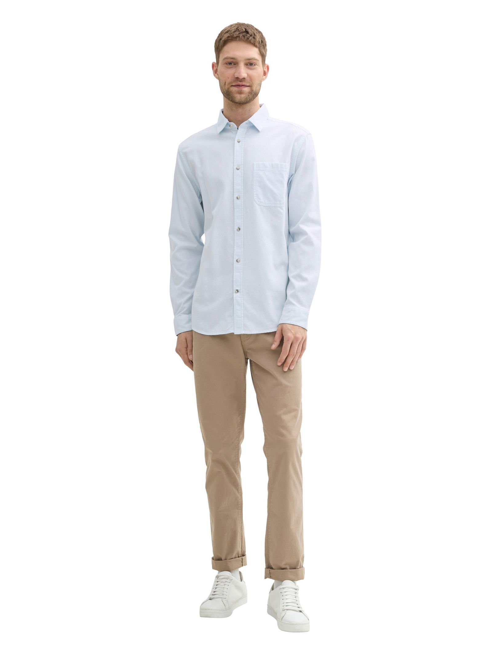  | structured shirt, dusty mint small structure | M | 2888_35972