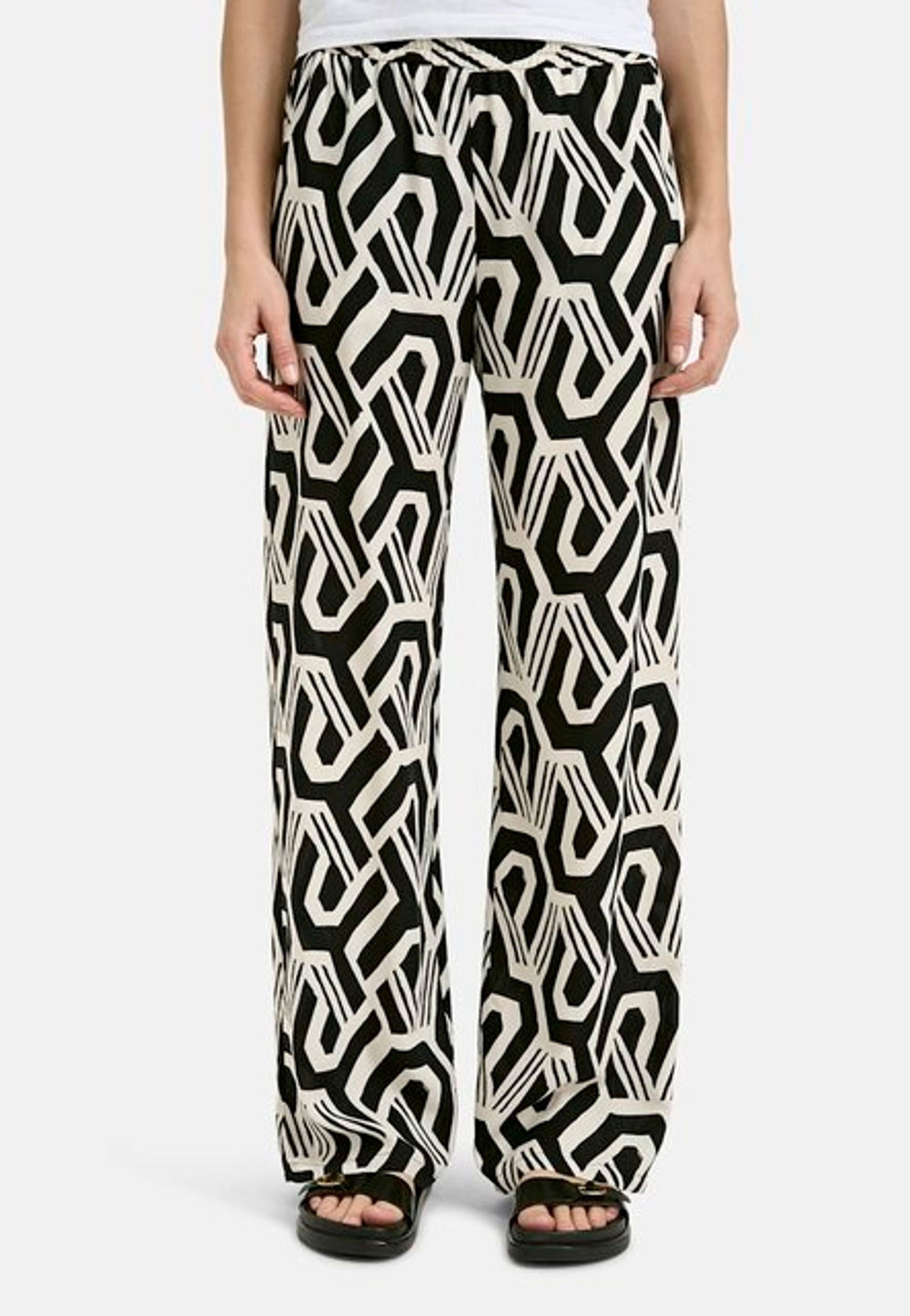 Milano Italy | Milano Italy Schmale Hose | 44 | black print