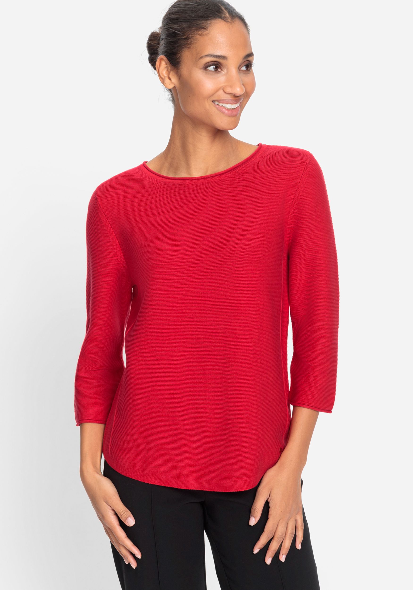 Olsen |  Olsen Pullover  | 38 | red rose