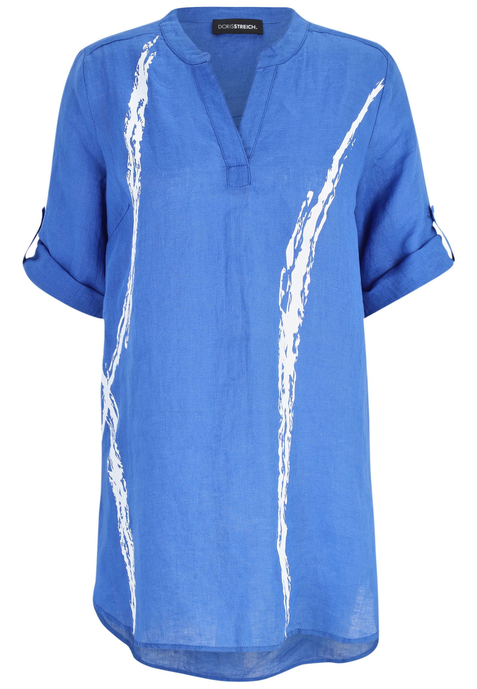 0432851fe226c3b6ad6397dcf54237fa Doris Streich |  Doris Streich Druckbluse  | 46 | kobalt