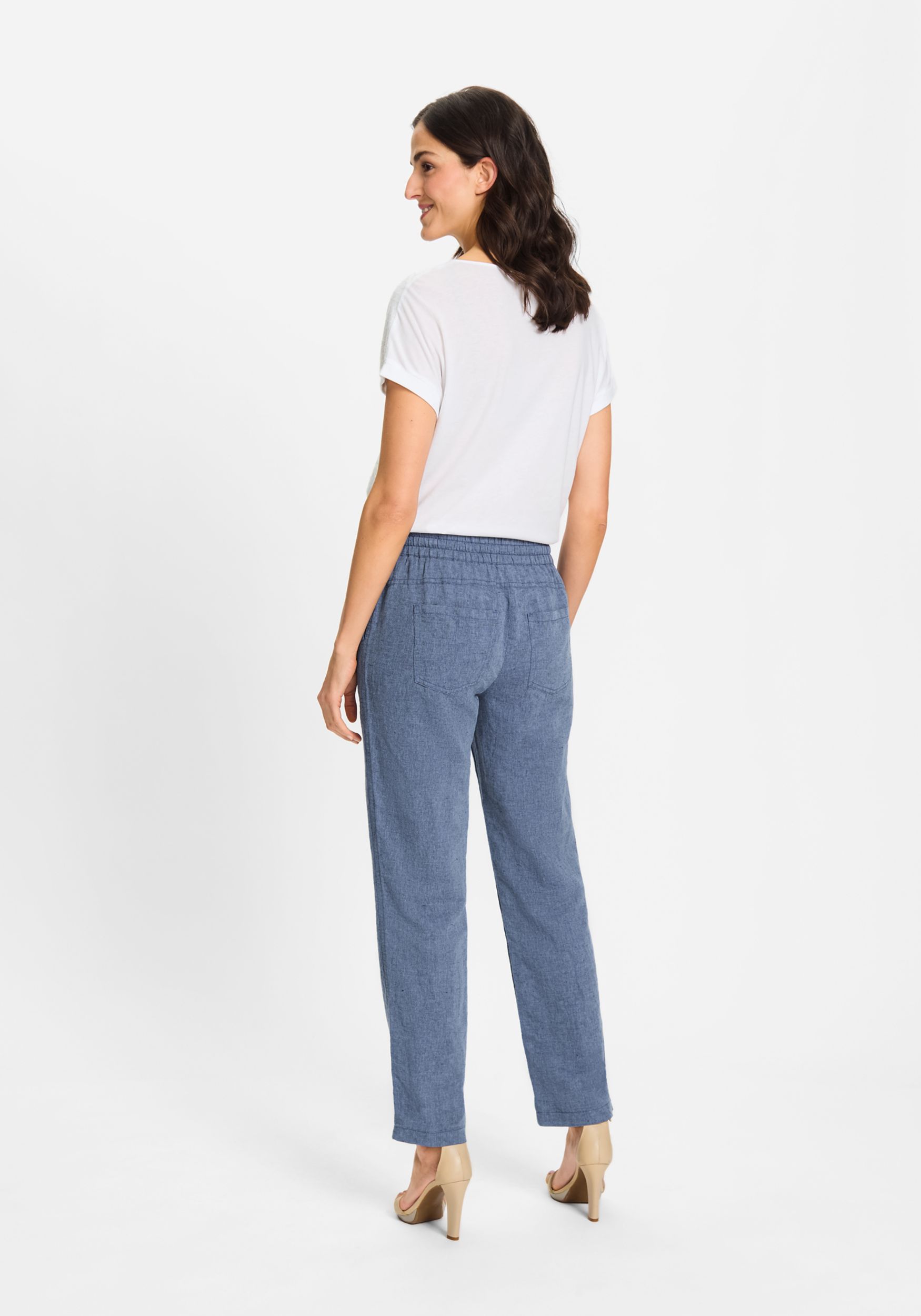 Olsen |  Olsen Schmale Hose  | 46 | blau