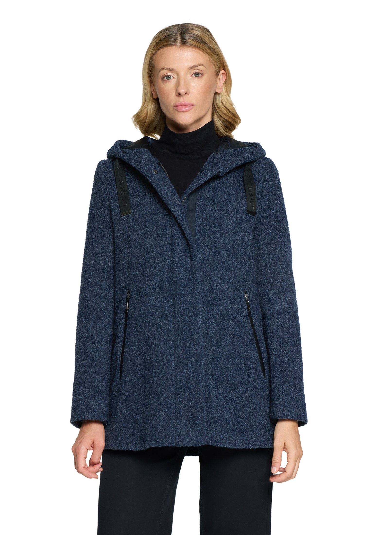 Jacke Wolle, Moonlight Blue Melange #3