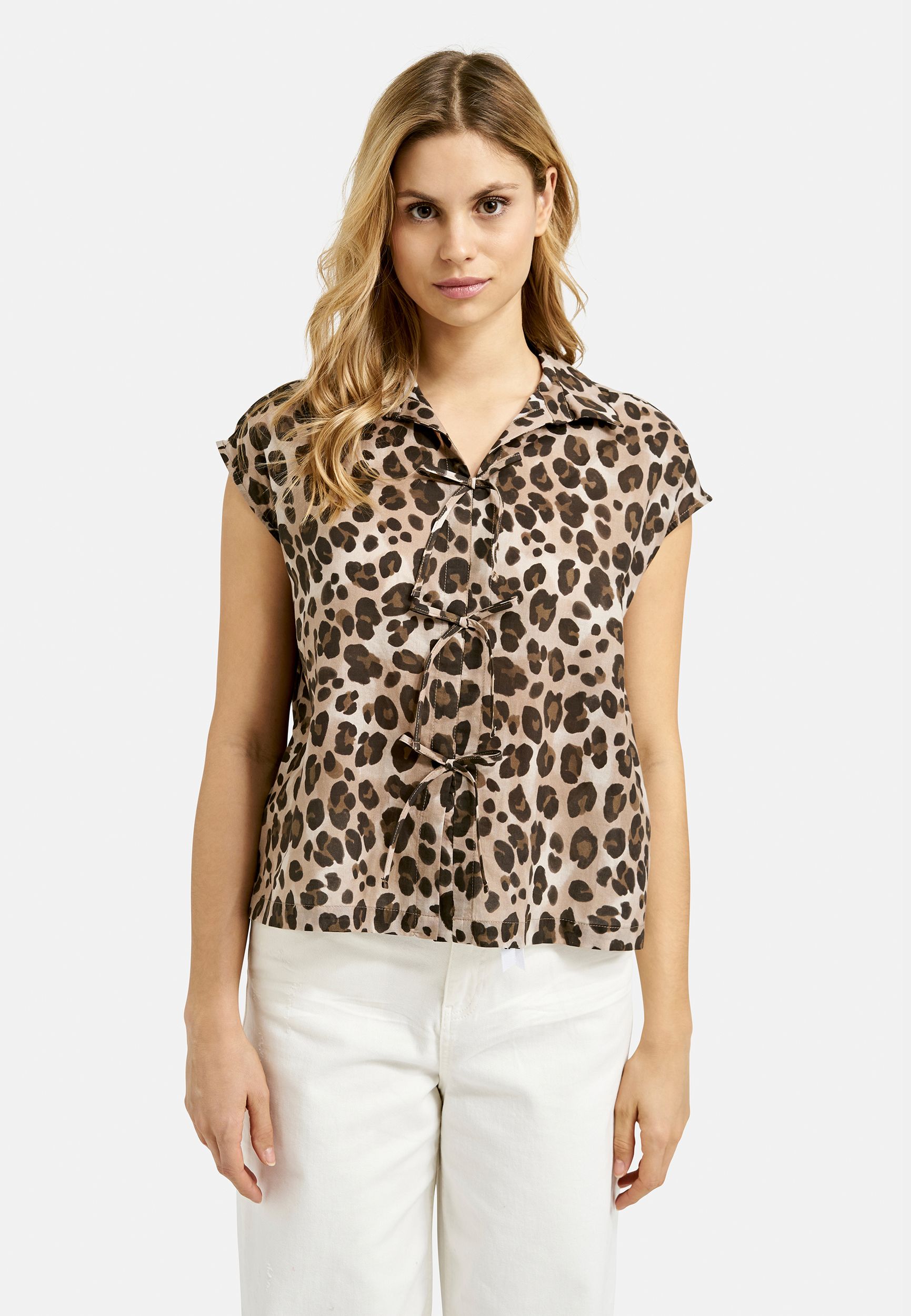 Smith&Soul |  Smith&Soul Druckbluse  | M | nougat print