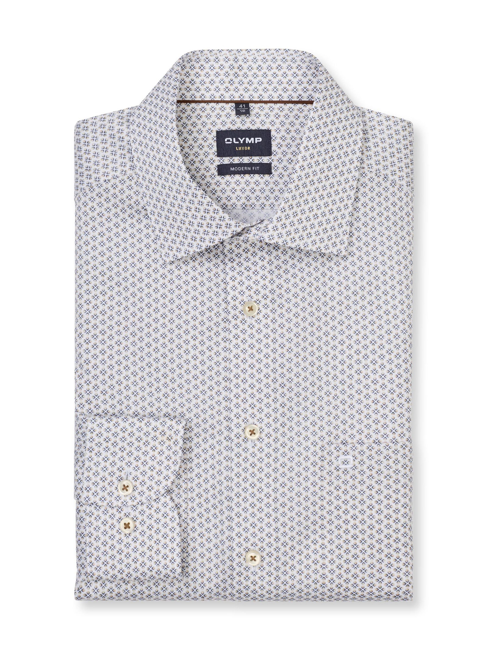 Olymp |  Olymp Hemd Regular Fit  | 42 | natur