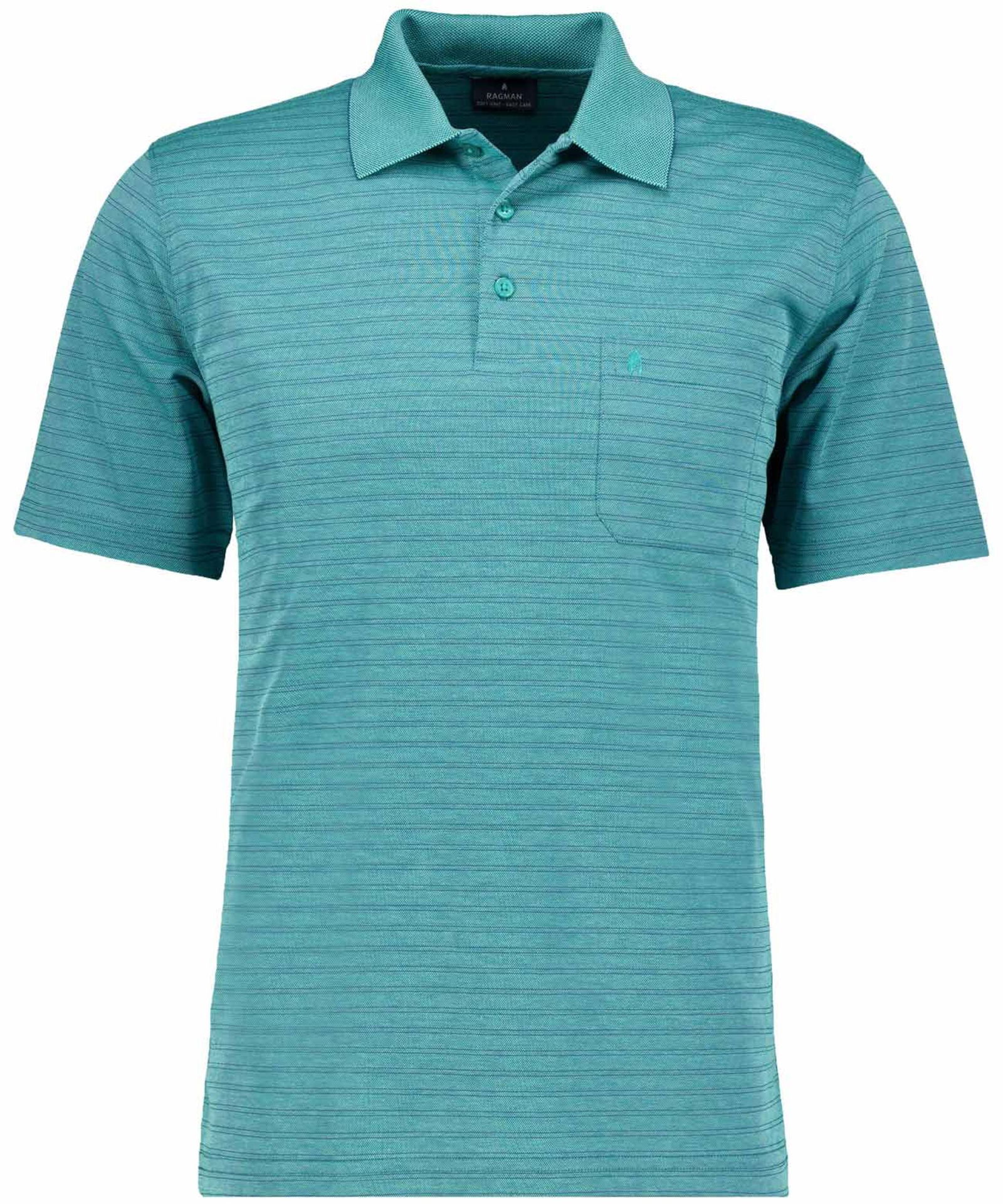 RAGMAN |  RAGMAN Poloshirt  | M | smaragd