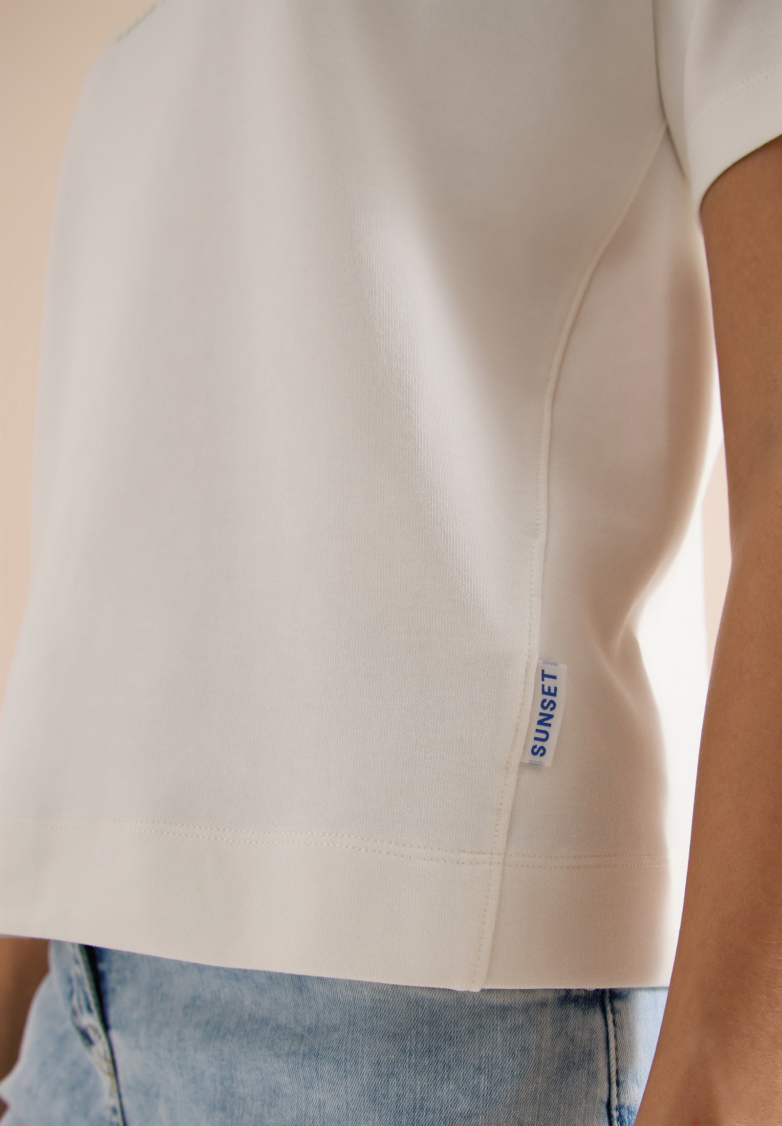 Sweatshirt w. Embroidery, vanilla white #6