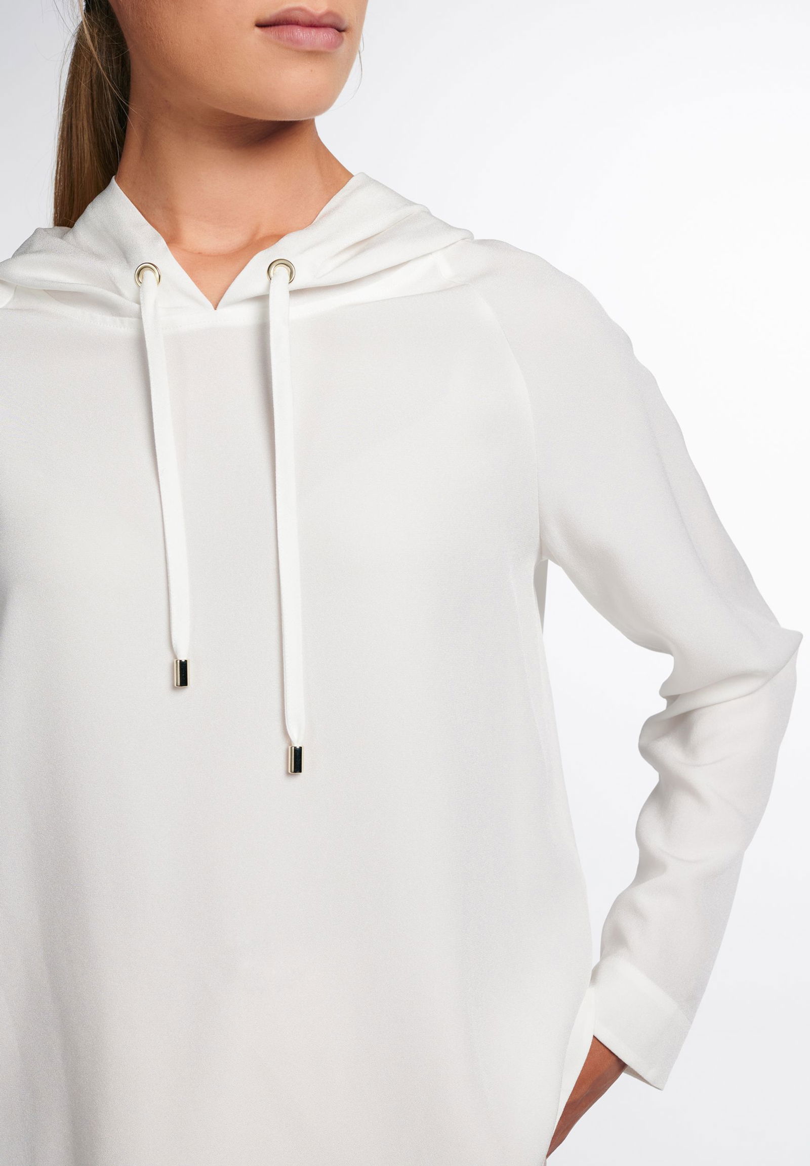 Bluse Satingewebe Langarm