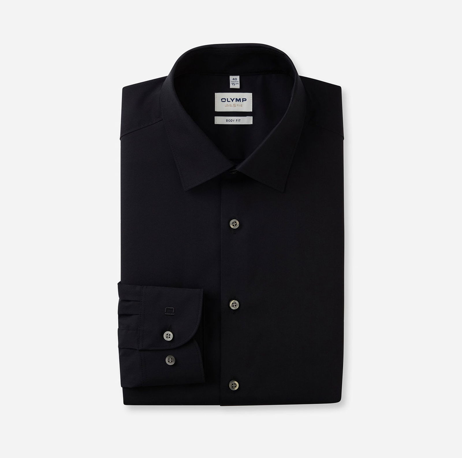 Olymp |  Olymp Hemd Slim Fit  | 40 | schwarz