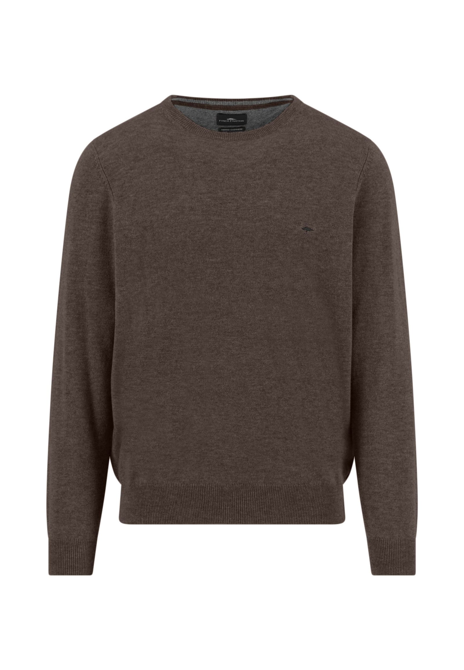 Fynch Hatton | Fynch Hatton Pullover | XL | dark chocolate