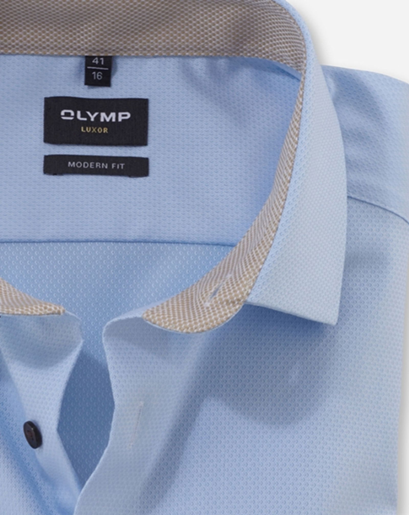 Olymp |  Olymp Hemd Modern Fit  | 46 | bleu