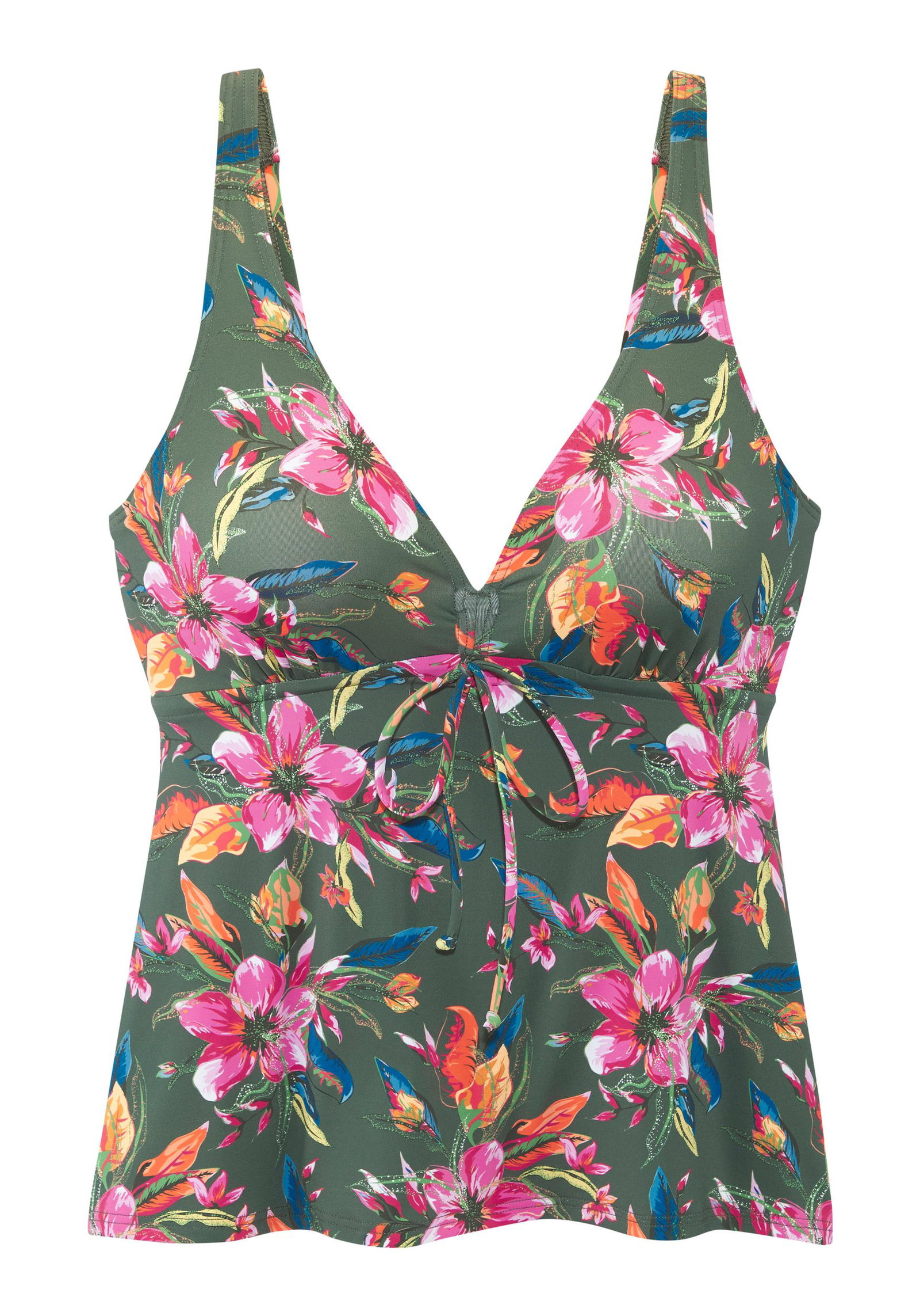 364683467691c5a5f2f32612b9304c7e Lascana | LASCANA Bügel-Tankini-Top | 40/D | oliv print