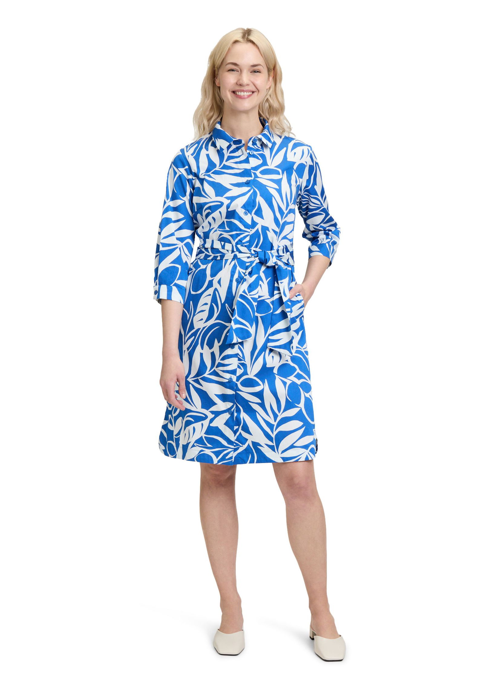 Betty Barclay |  Betty Barclay Freizeitkleid  | 38 | blau/weiß