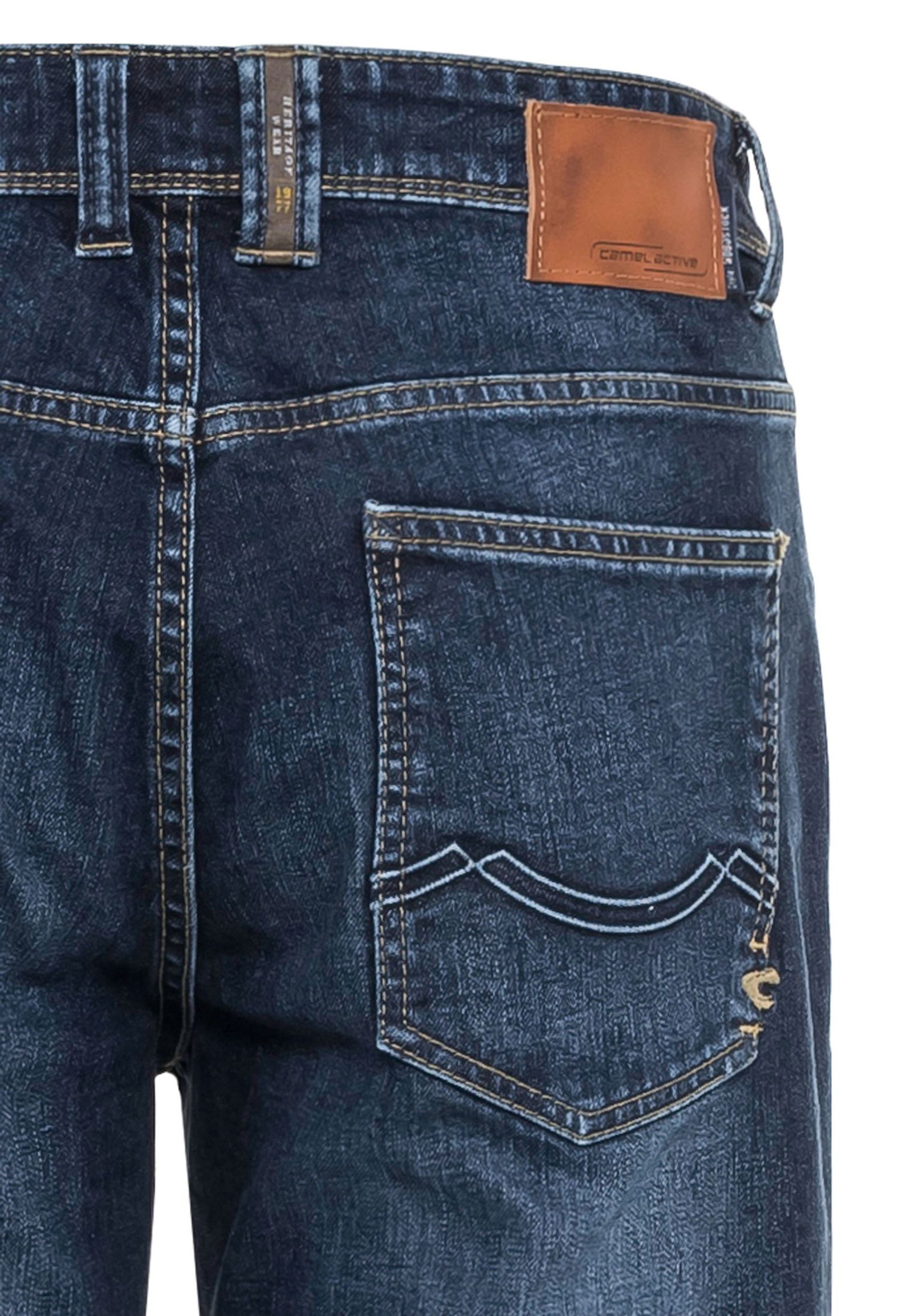 Camel Active Relaxed Fit 5-Pocket Jeans aus Baumwolle